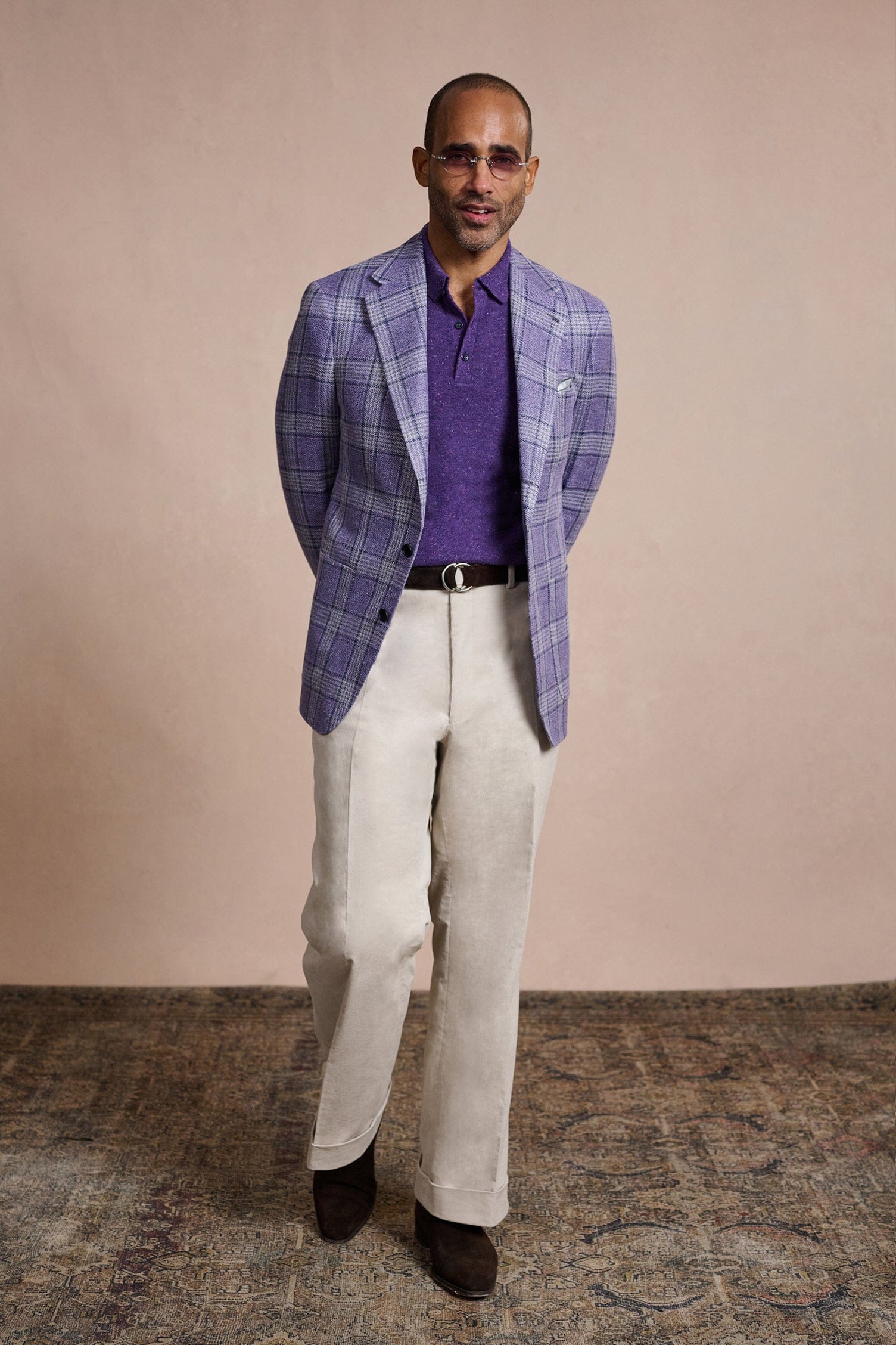 Made-to-Measure Cashmere Long-Sleeve Polo - Image 18