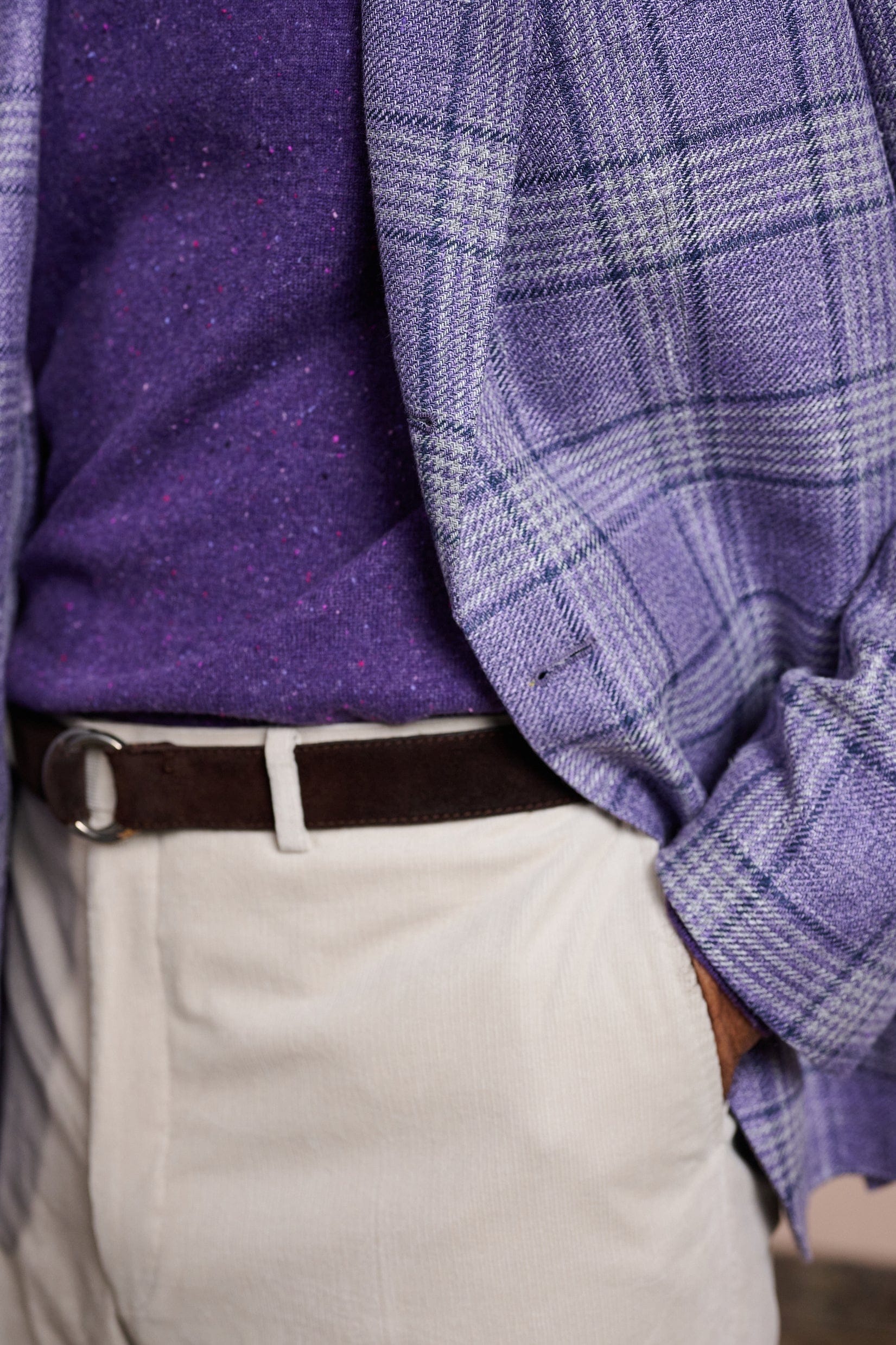 Made-to-Measure Cashmere Long-Sleeve Polo - Image 19