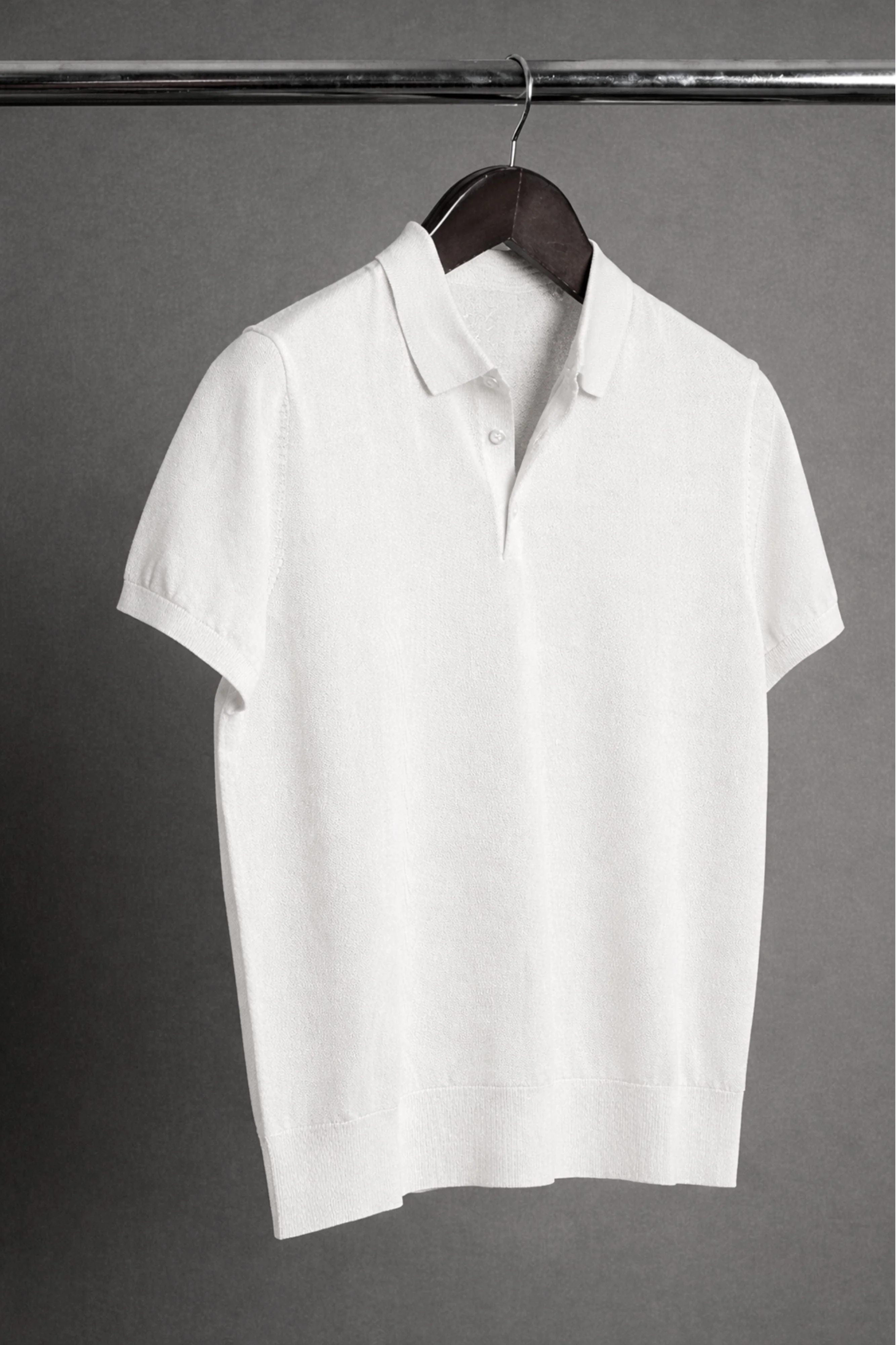 Made-to-Measure Cotton & Silk Polo - Image 10