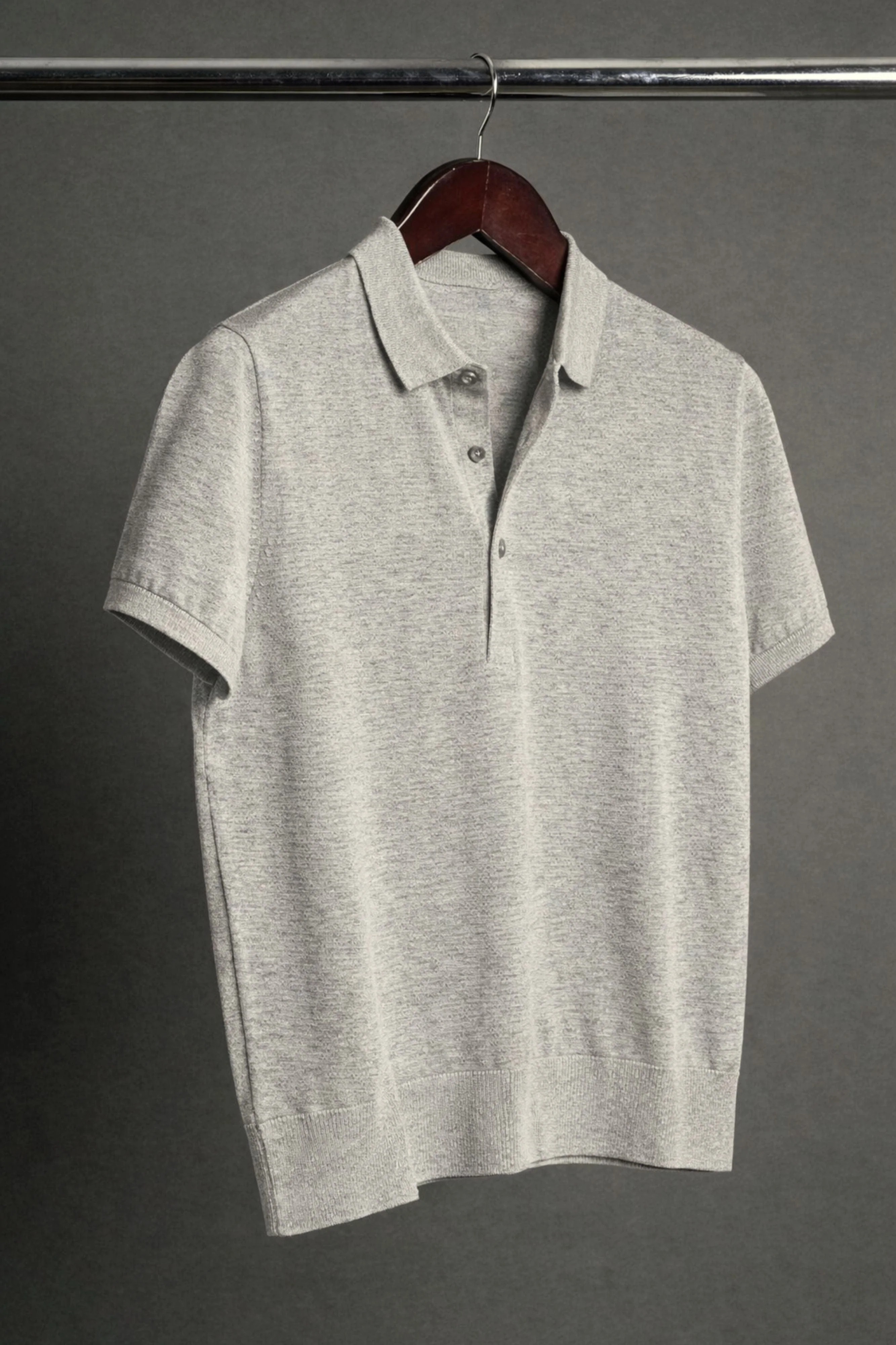 Made-to-Measure Cotton & Silk Polo - Image 11