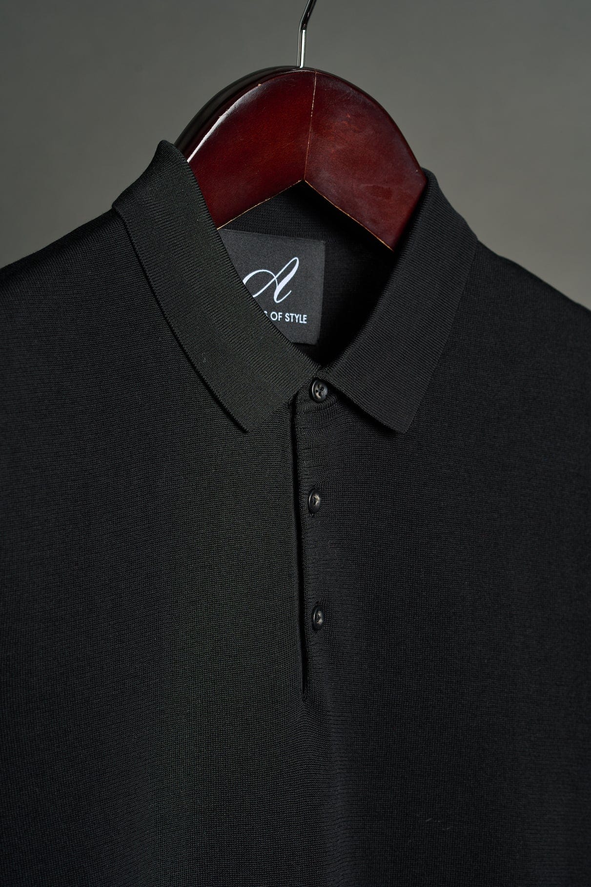Made-to-Measure Cotton & Silk Polo - Image 3