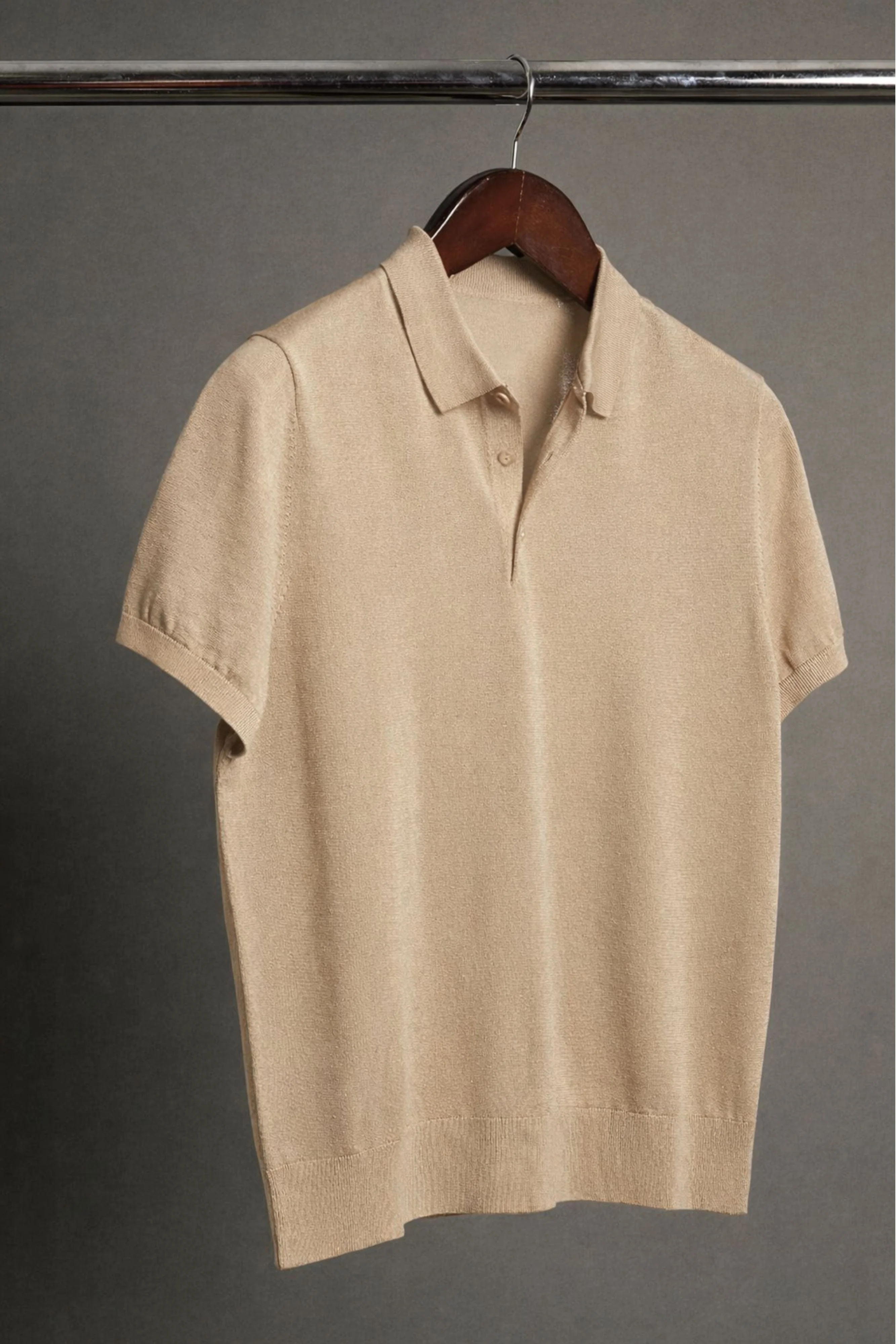 Made-to-Measure Cotton & Silk Polo - Image 8