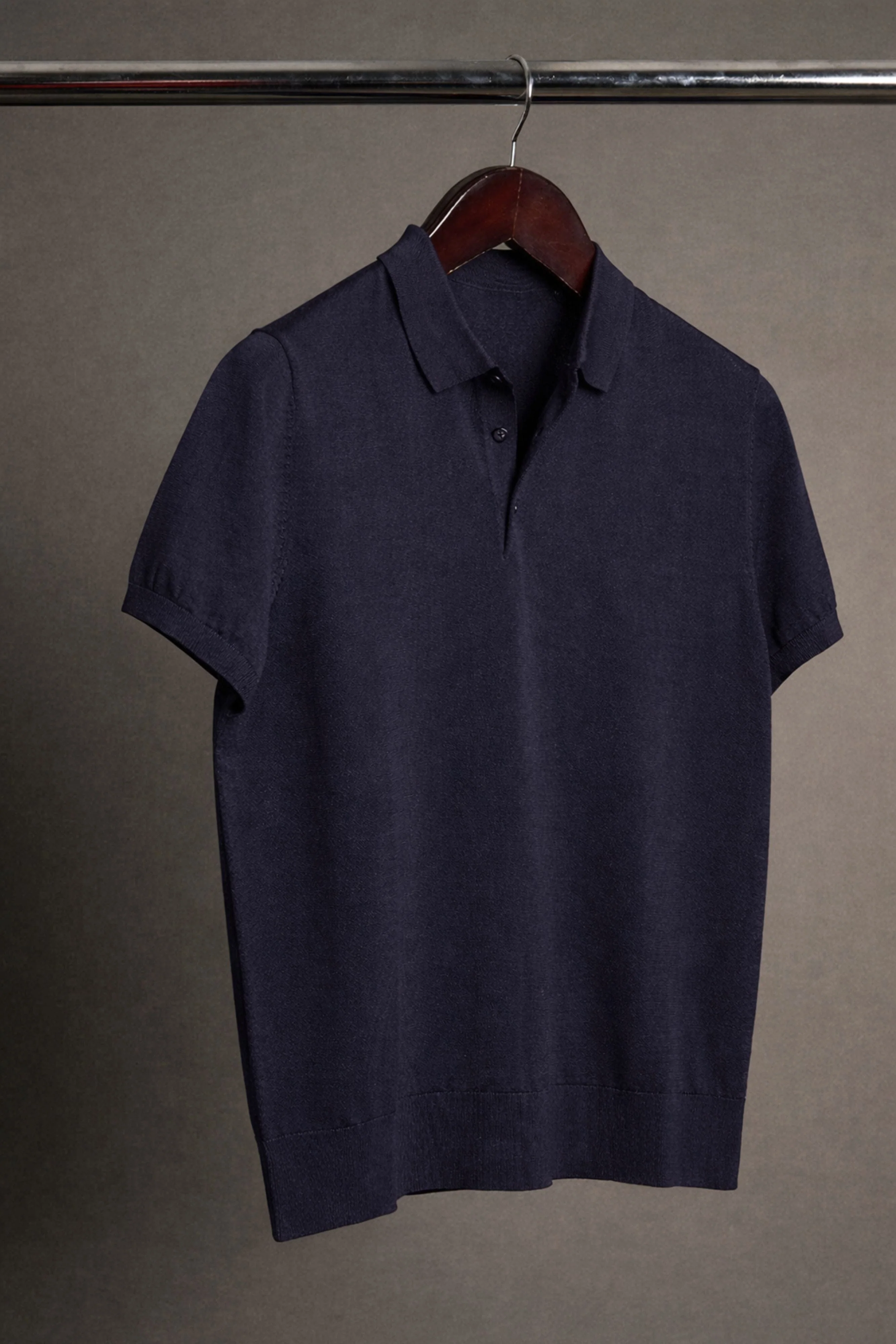 Made-to-Measure Cotton & Silk Polo - Image 9