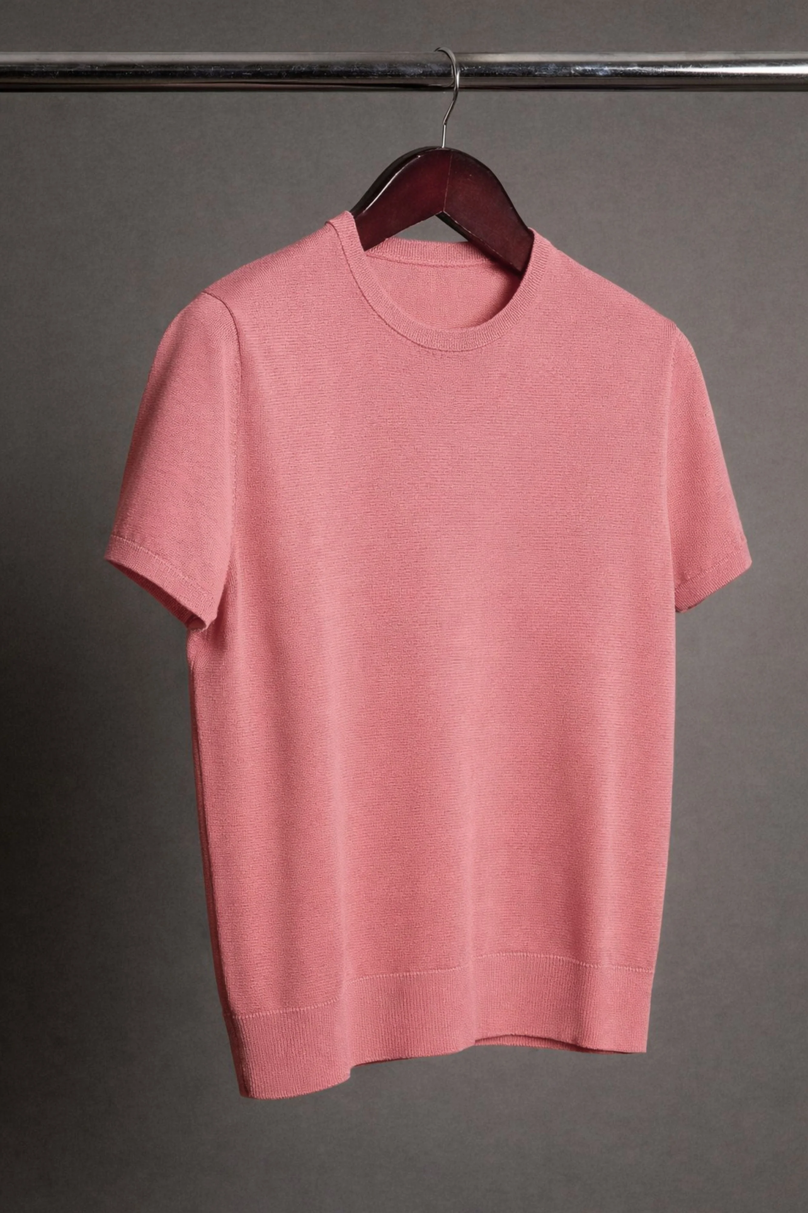 Made-to-Measure Cotton & Silk T-Shirt - Image 11
