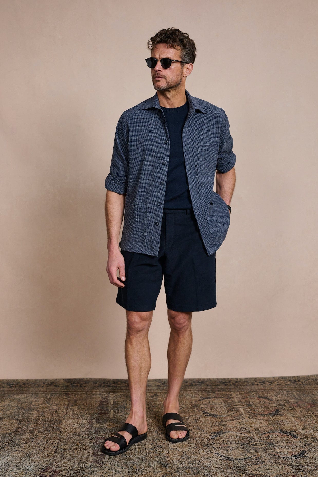 Made-to-Measure Cotton & Silk T-Shirt - Image 4