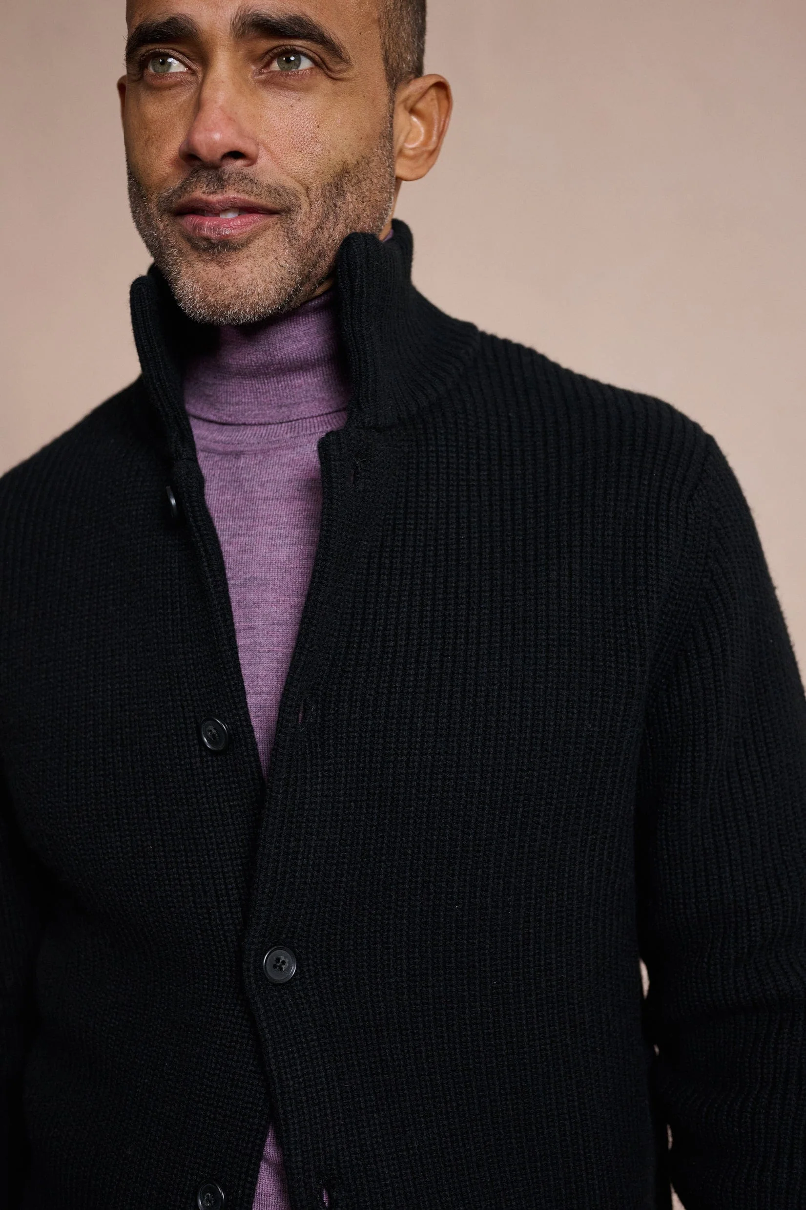 Made-to-Measure Merino Fisherman Cardigan - Image 6