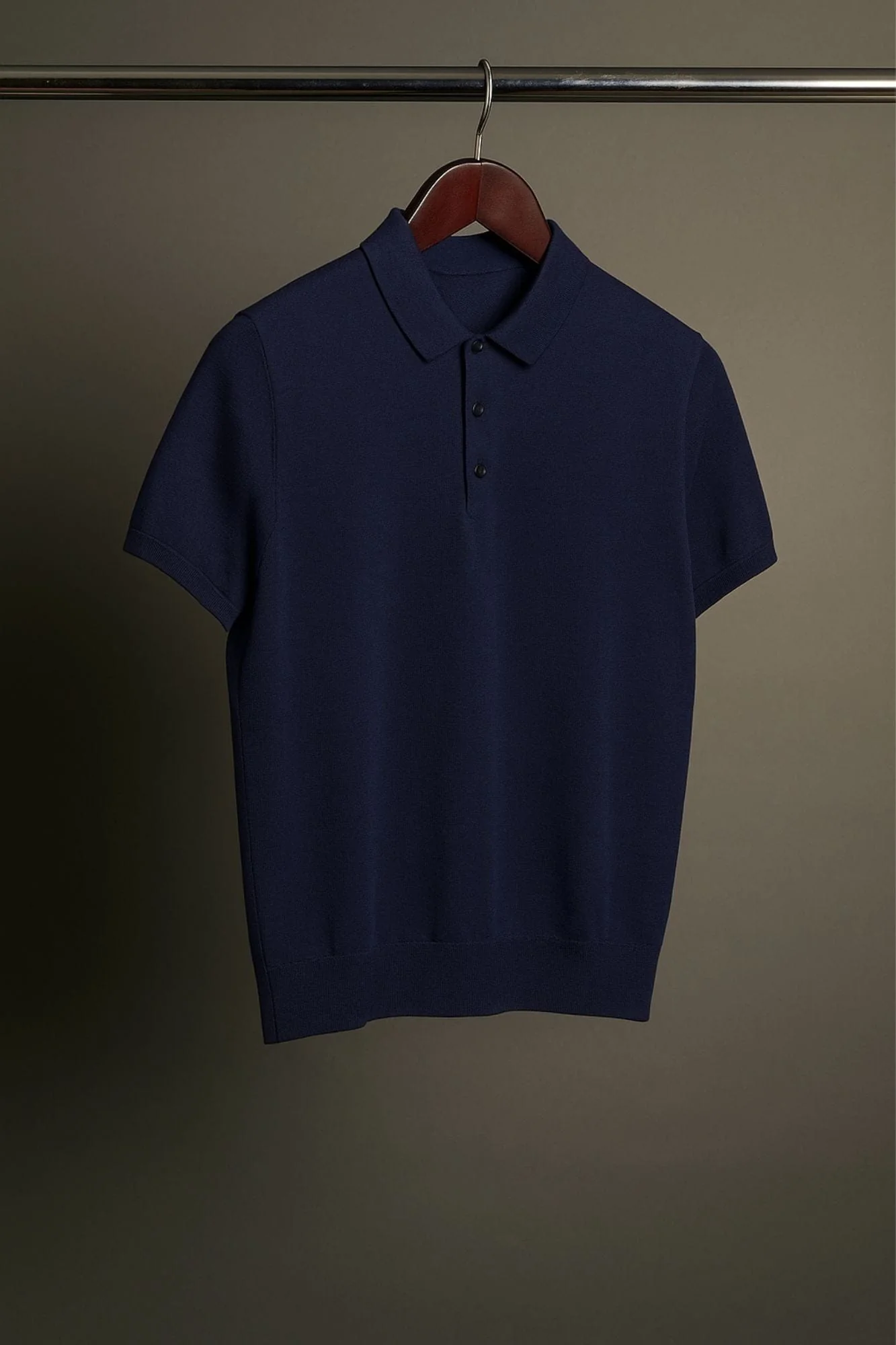 Made-to-Measure Merino Polo Shirt - Image 6