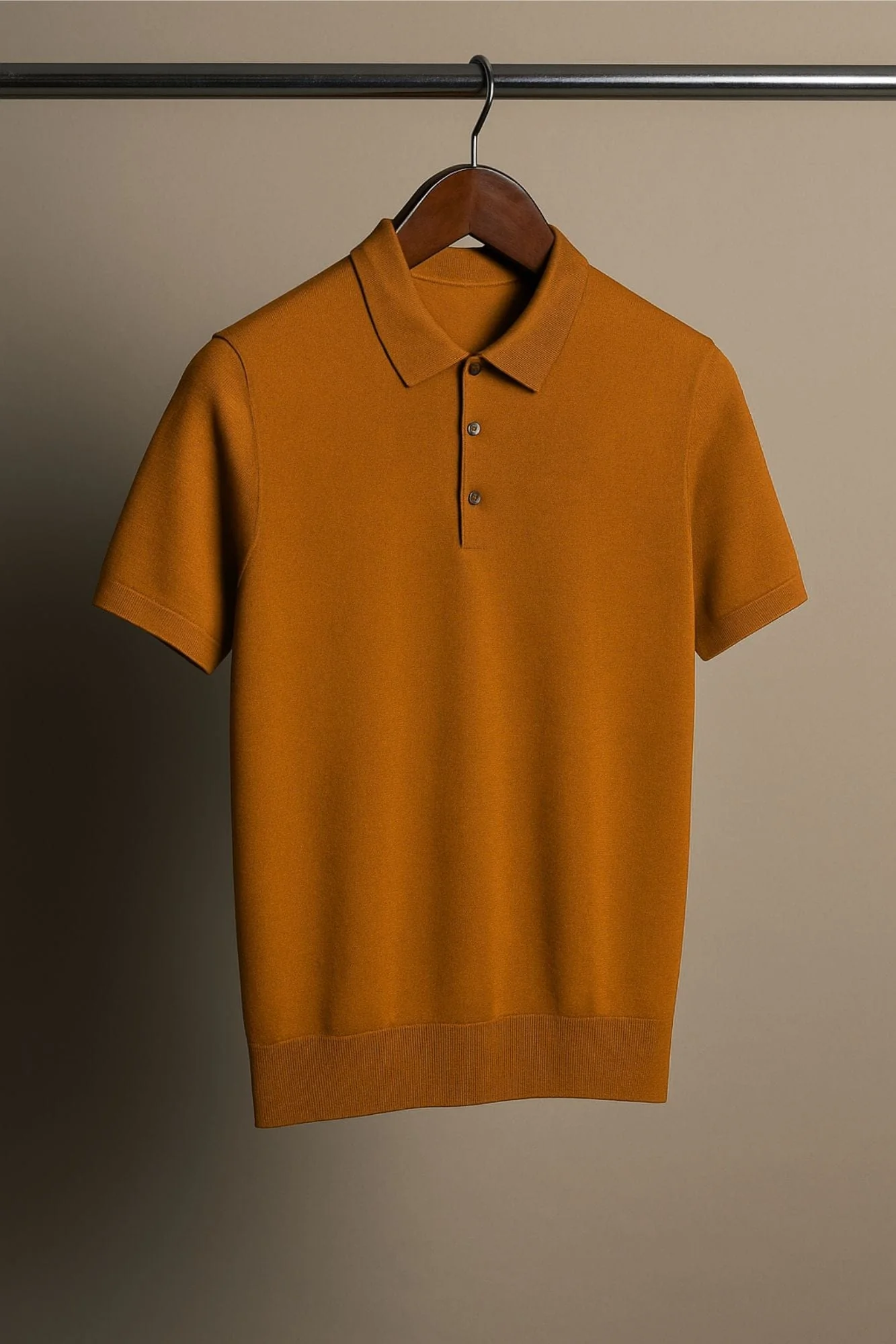Made-to-Measure Merino Polo Shirt - Image 7