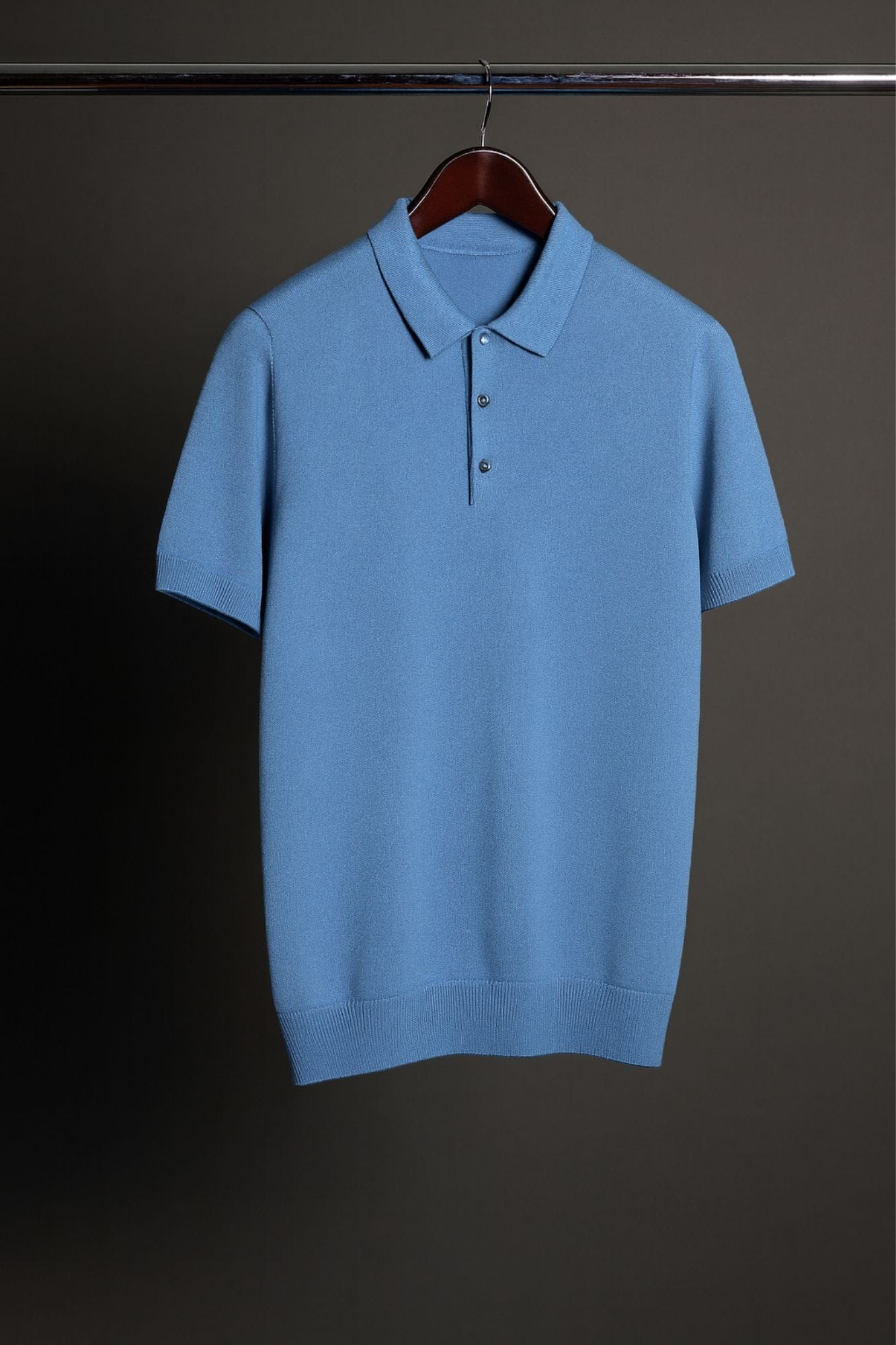 Made-to-Measure Merino Polo Shirt - Image 8
