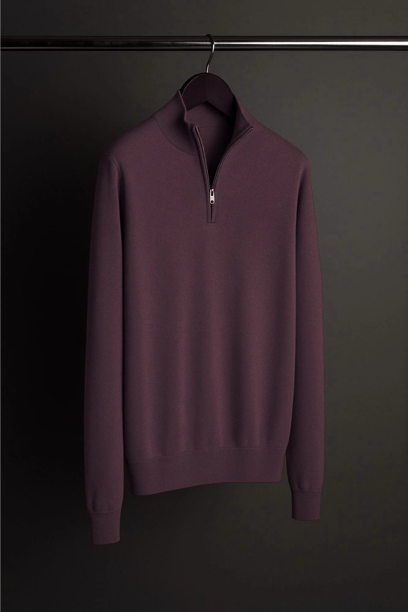 Made-to-Measure Wool 1/4 Zip Sweater - Image 7