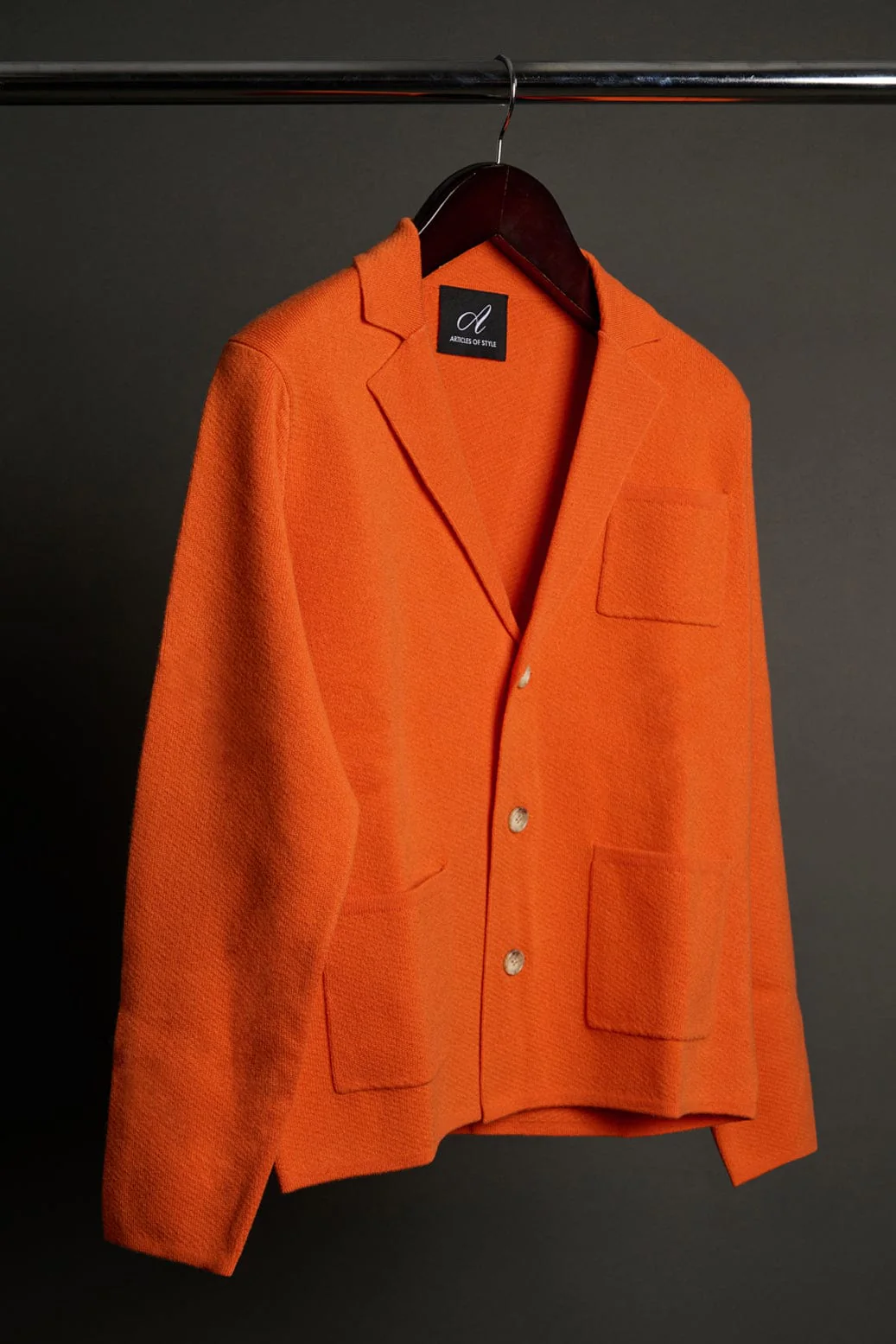 Made-to-Measure Wool & Cashmere Cardigan Jacket - Image 4