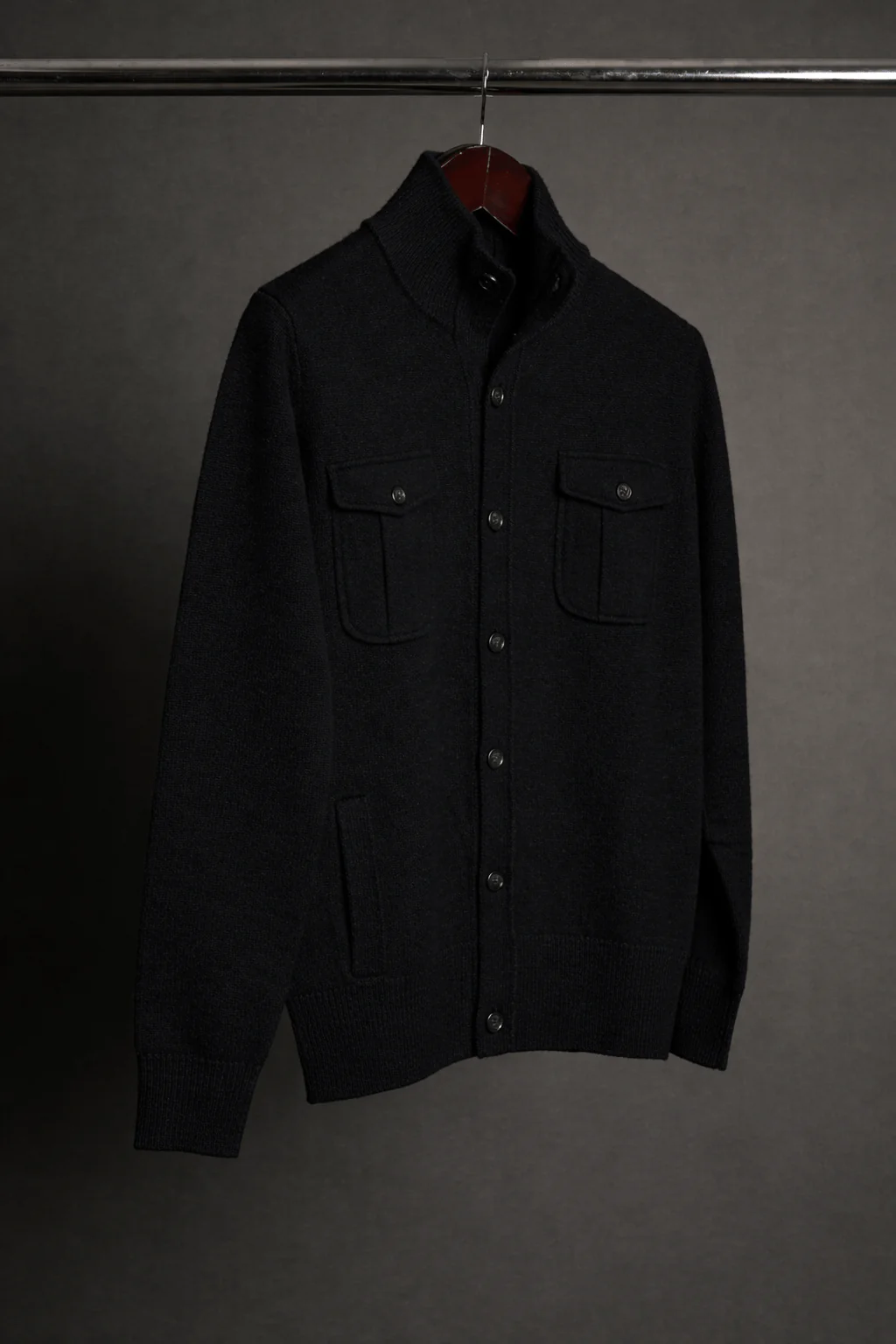 Made-to-Measure Wool & Cashmere Field Cardigan - Image 19