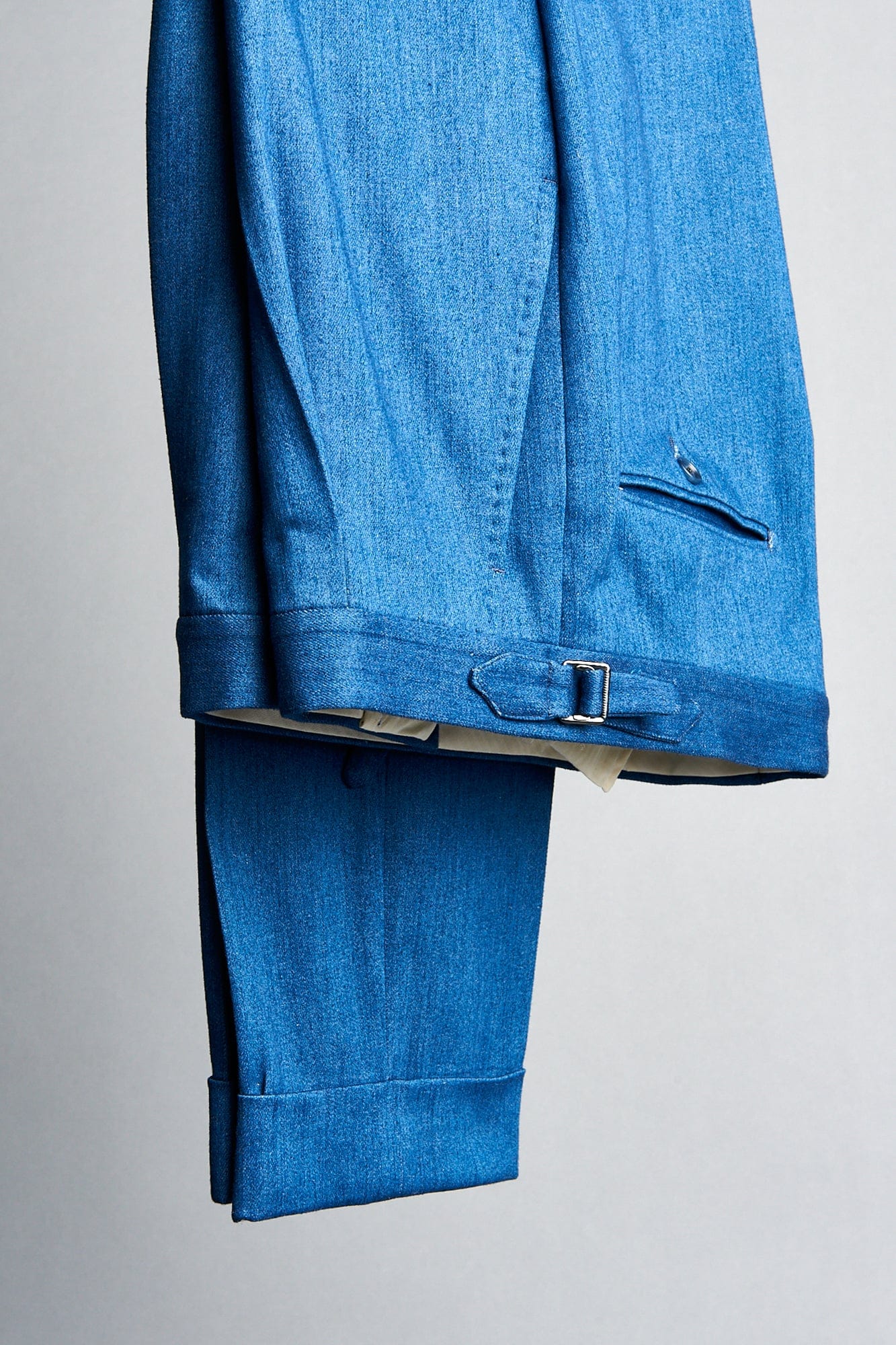 Stretch Denim & Cashmere Trouser - Image 5