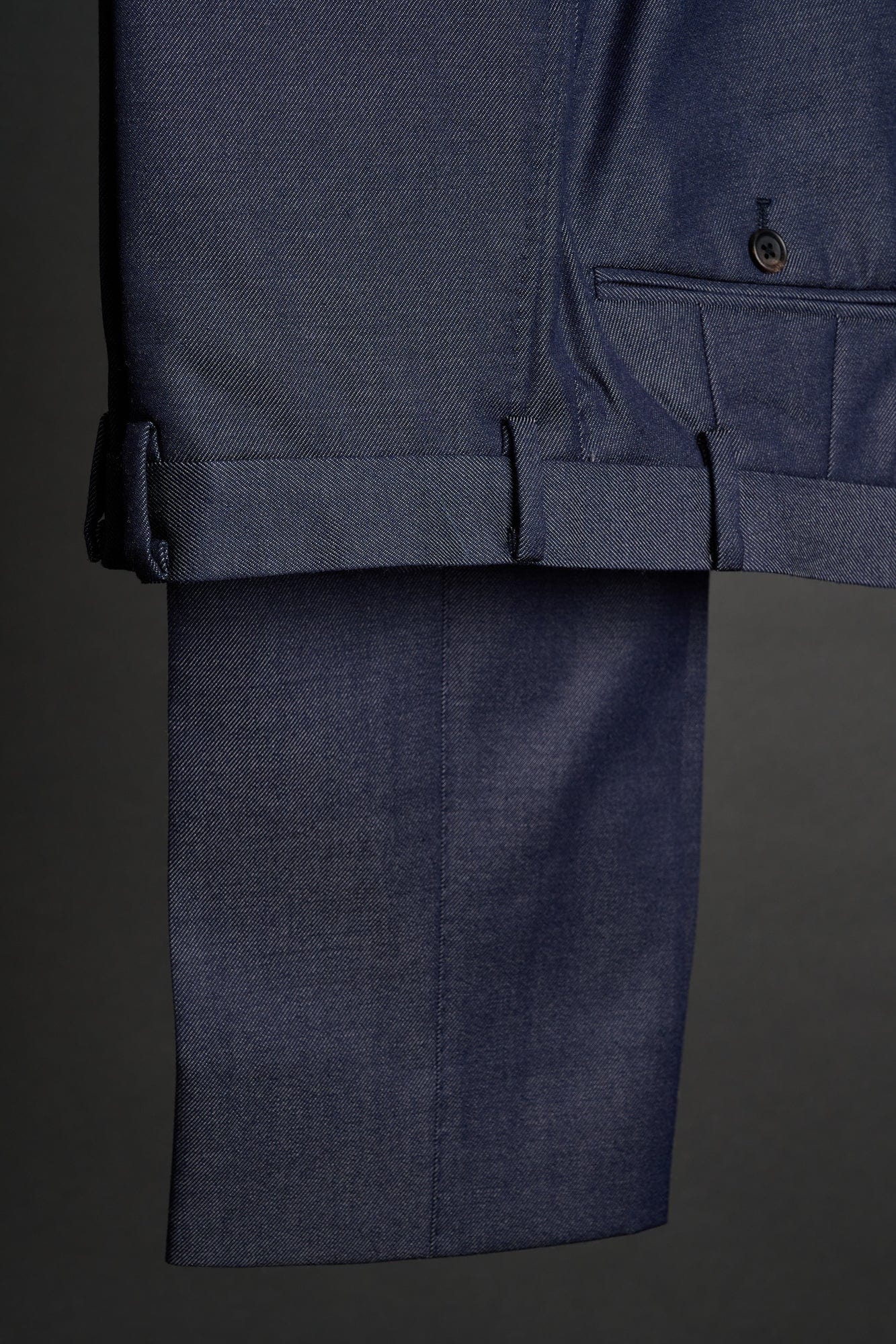 Wool Denim Twill Trouser - Image 3