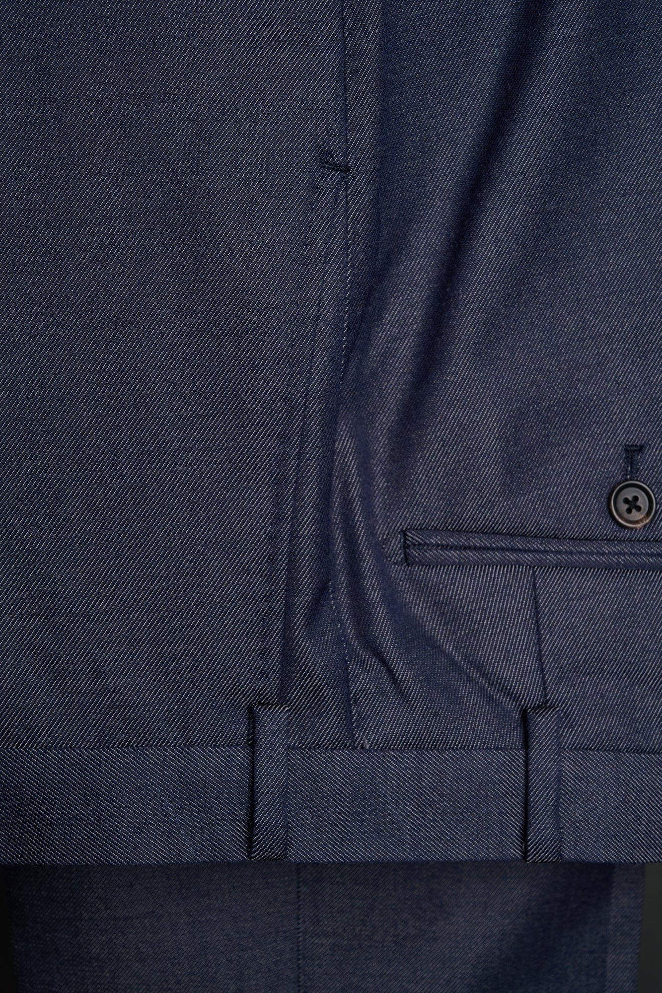 Wool Denim Twill Trouser - Image 4