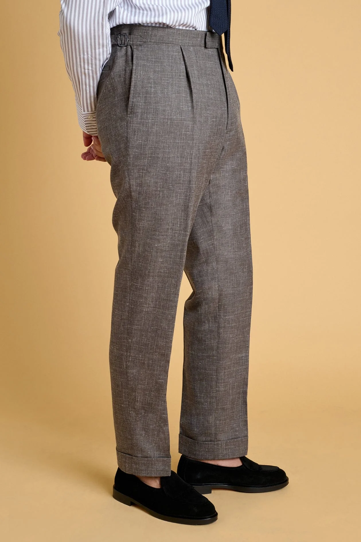 Wool, Linen & Silk Trouser - Image 2