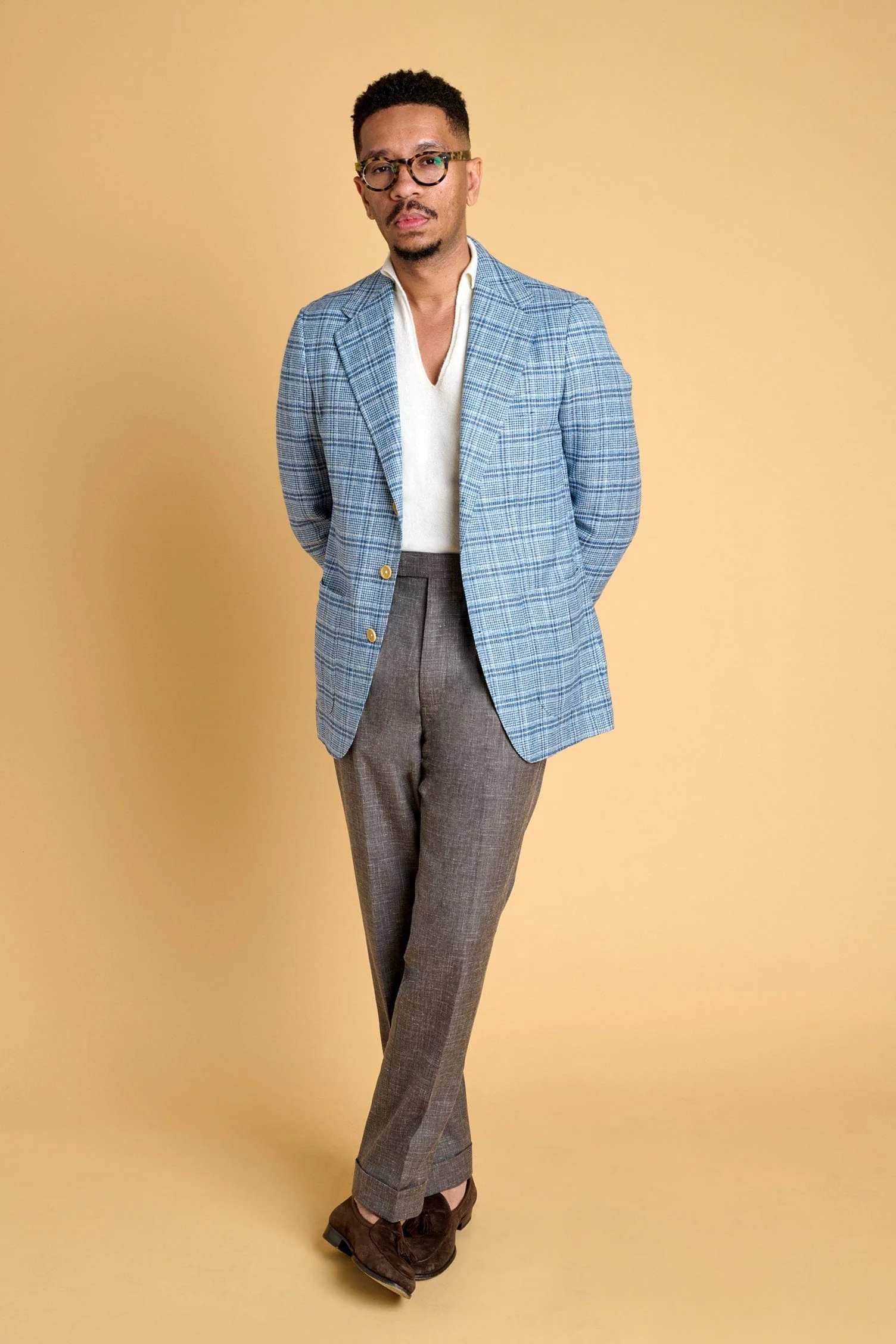 Wool, Linen & Silk Trouser - Image 4
