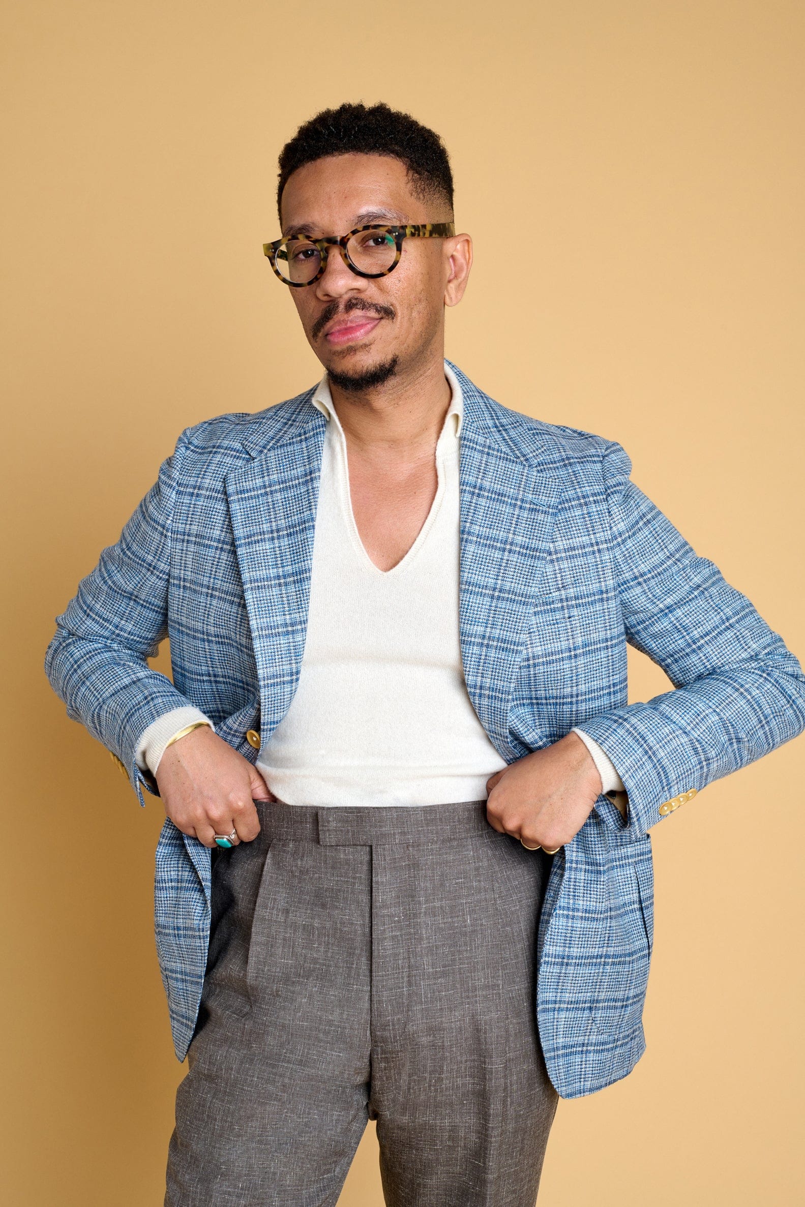 Wool, Linen & Silk Trouser - Image 5