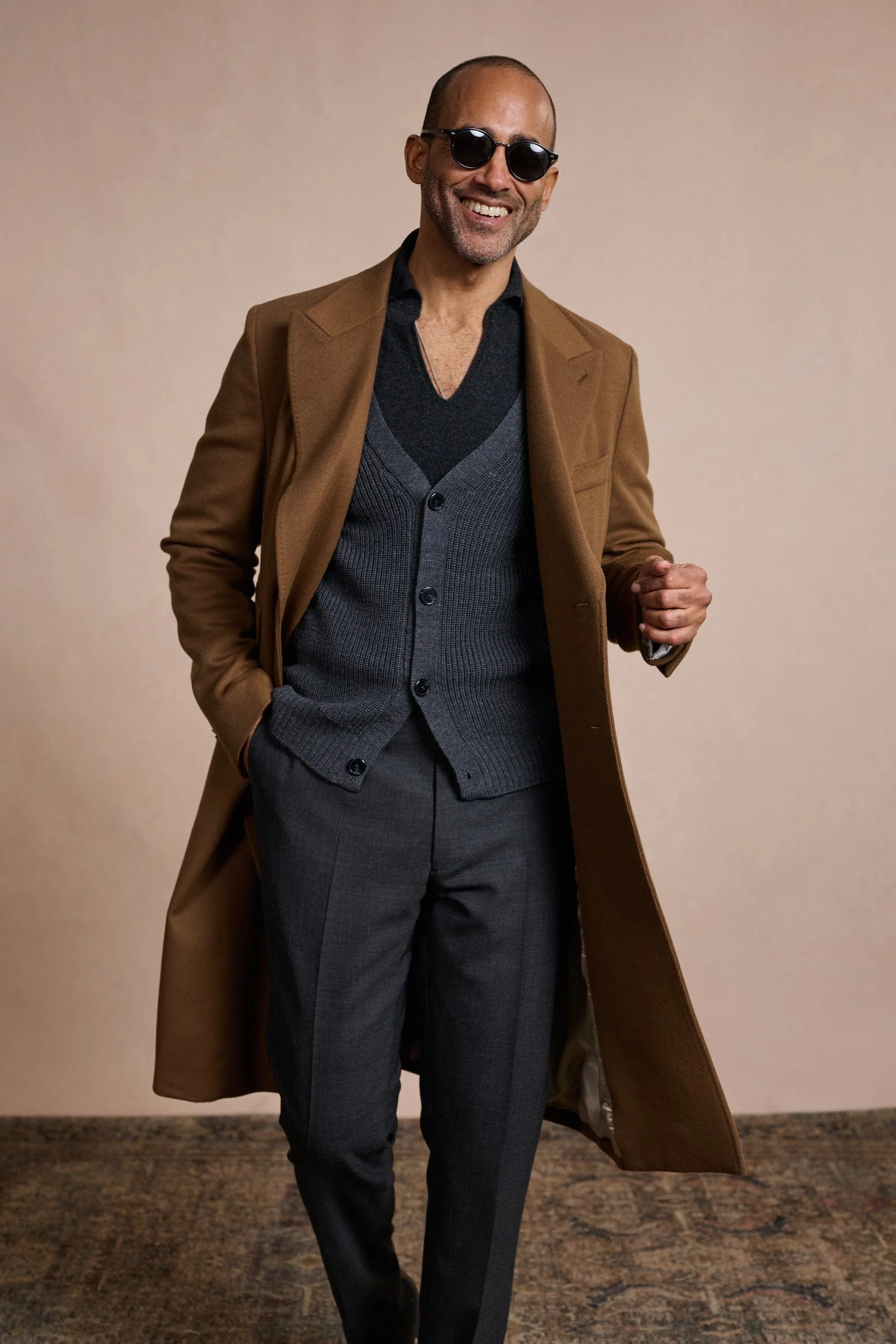 Crawford Ribbed Merino Cardigan - Image 10