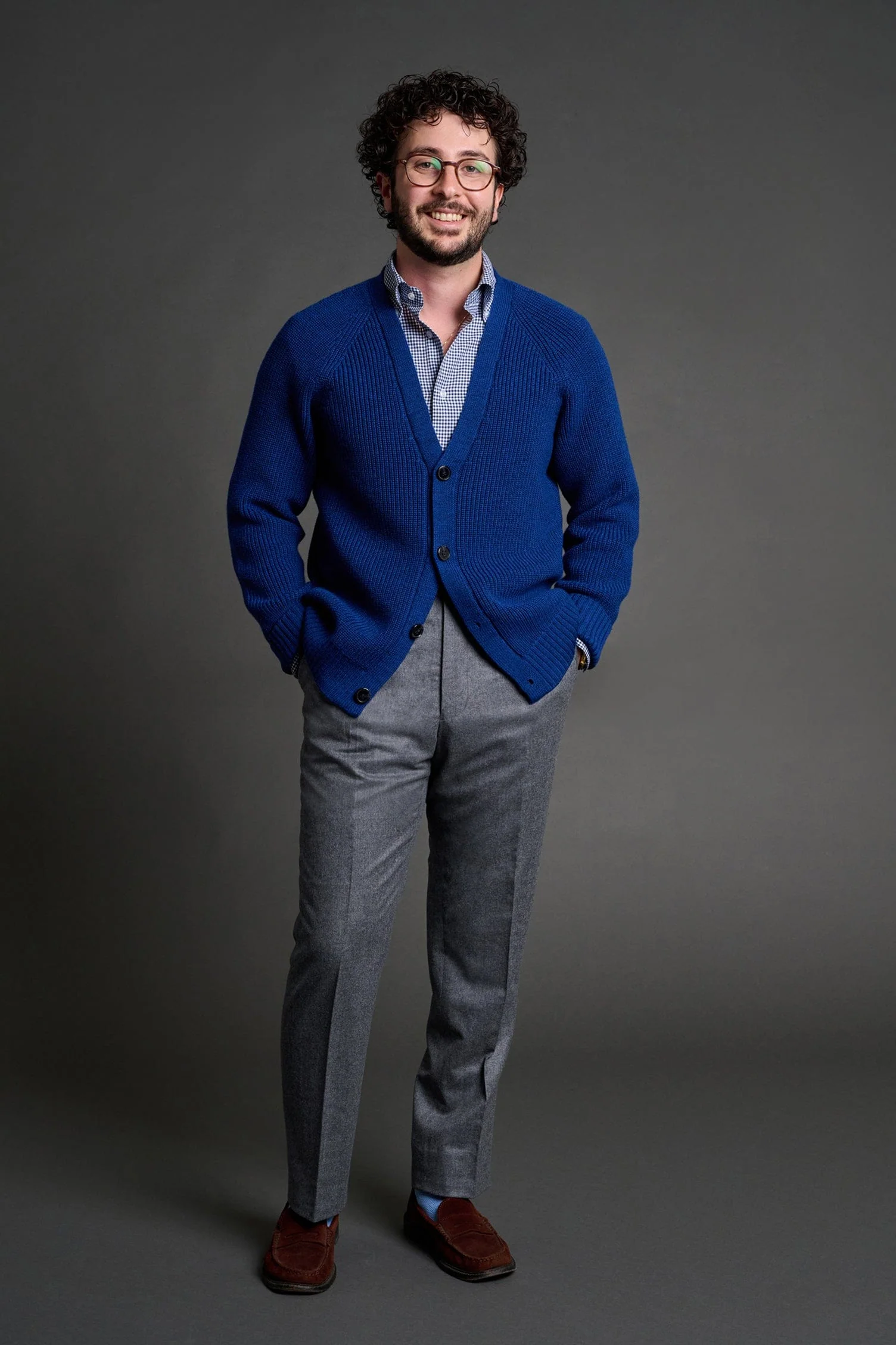 Crawford Ribbed Merino Cardigan - Image 21