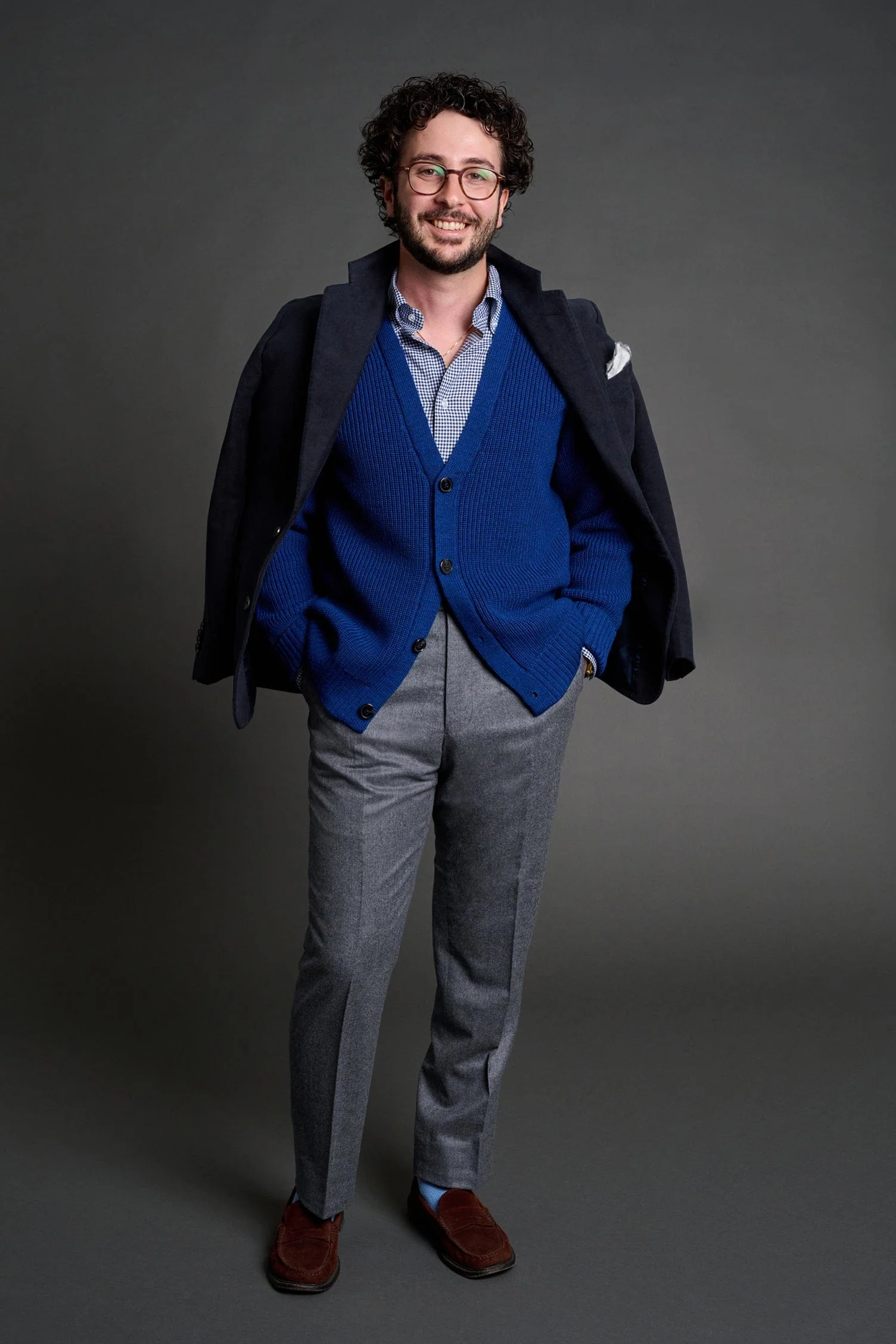 Crawford Ribbed Merino Cardigan - Image 26