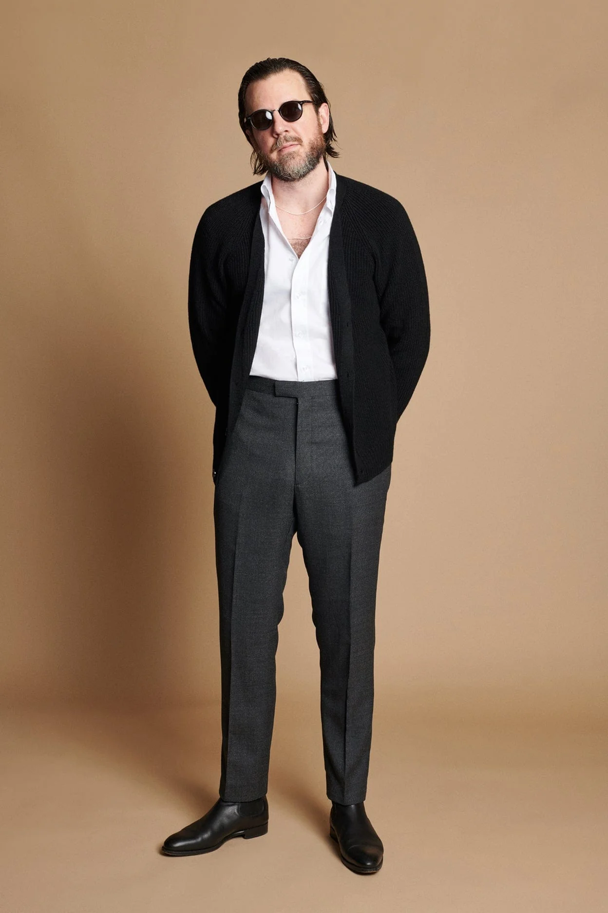 Crawford Ribbed Merino Cardigan - Image 41