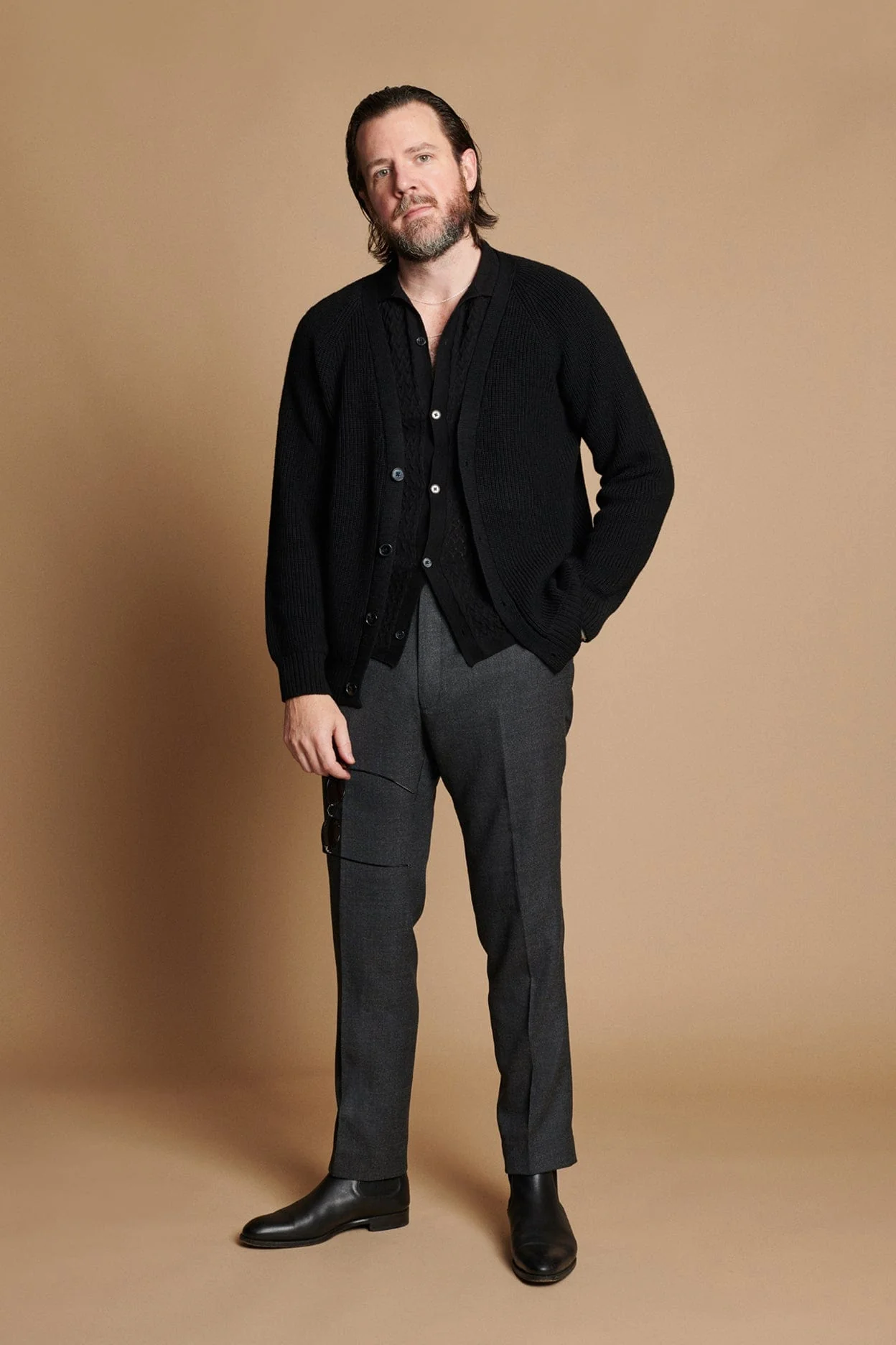 Crawford Ribbed Merino Cardigan - Image 42