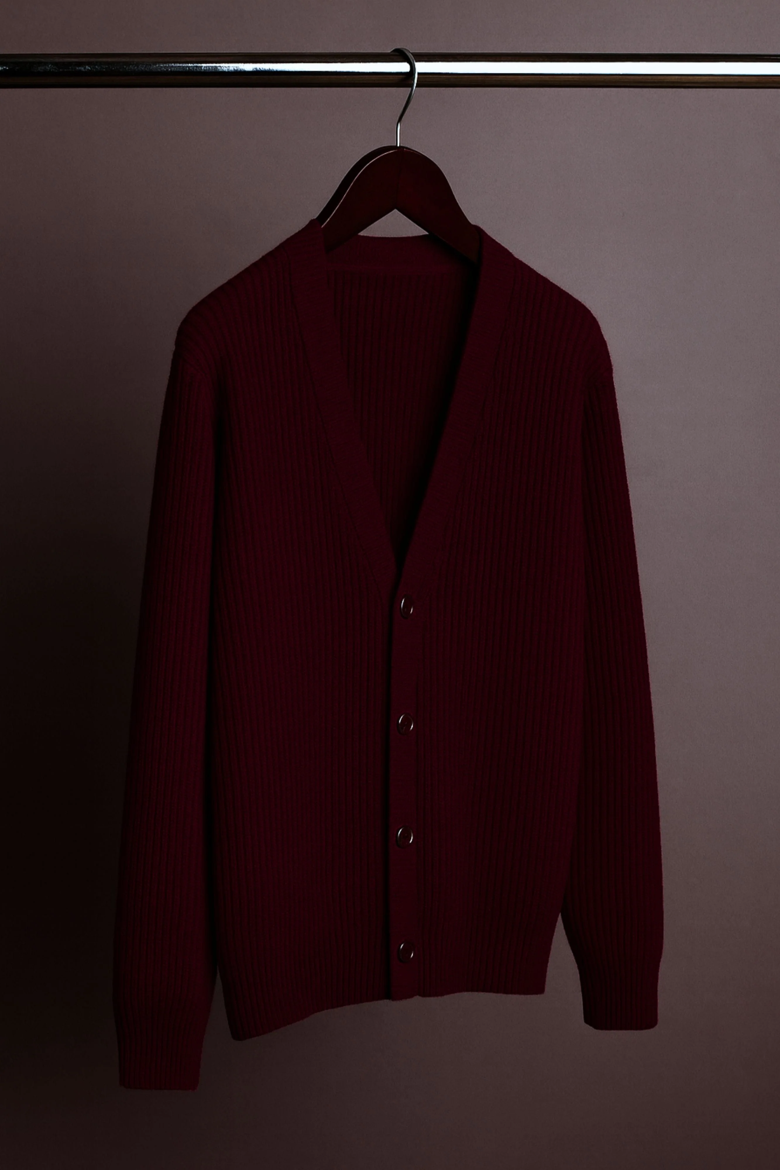 Crawford Ribbed Merino Cardigan - Image 46