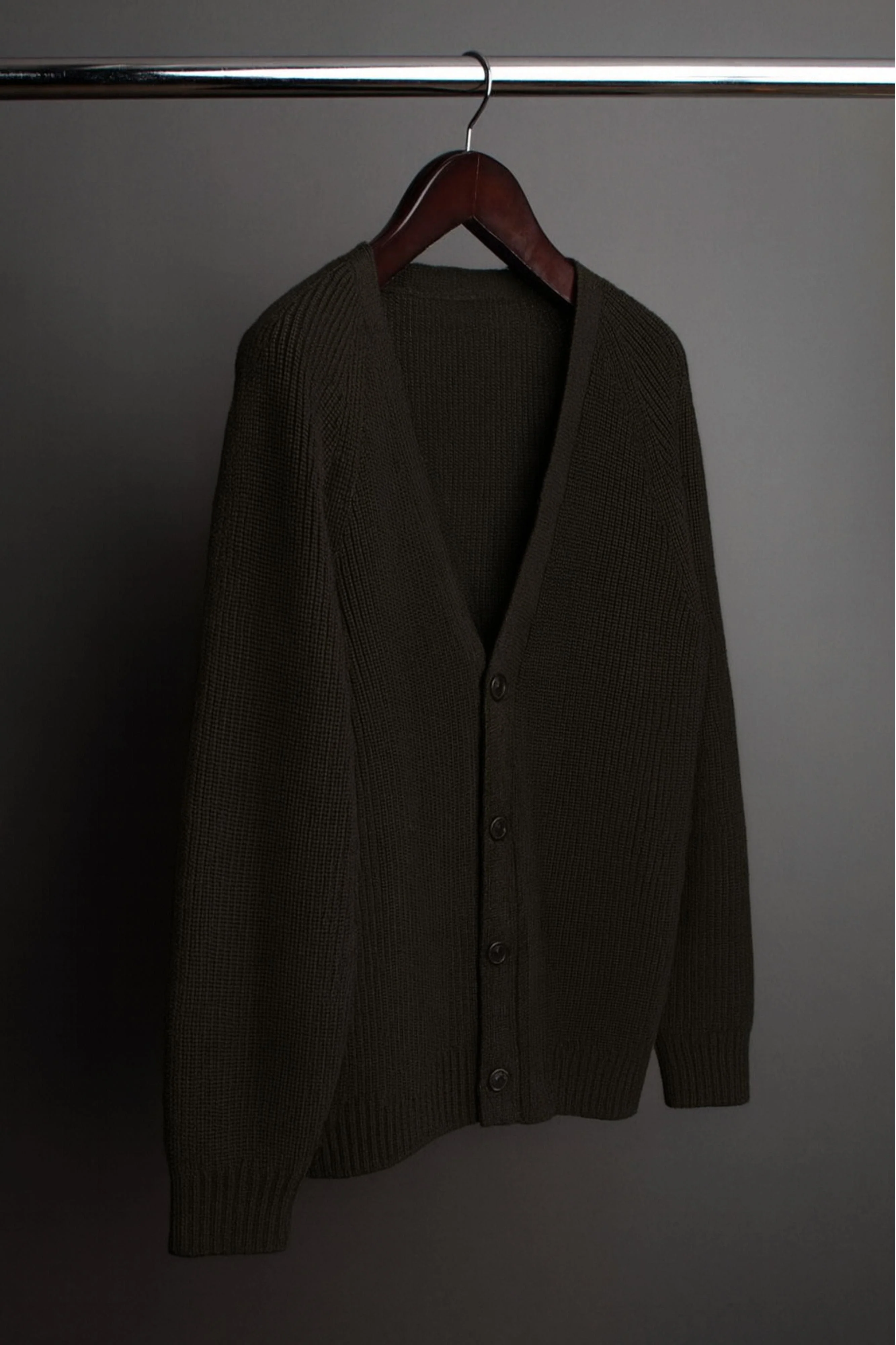 Crawford Ribbed Merino Cardigan - Image 49