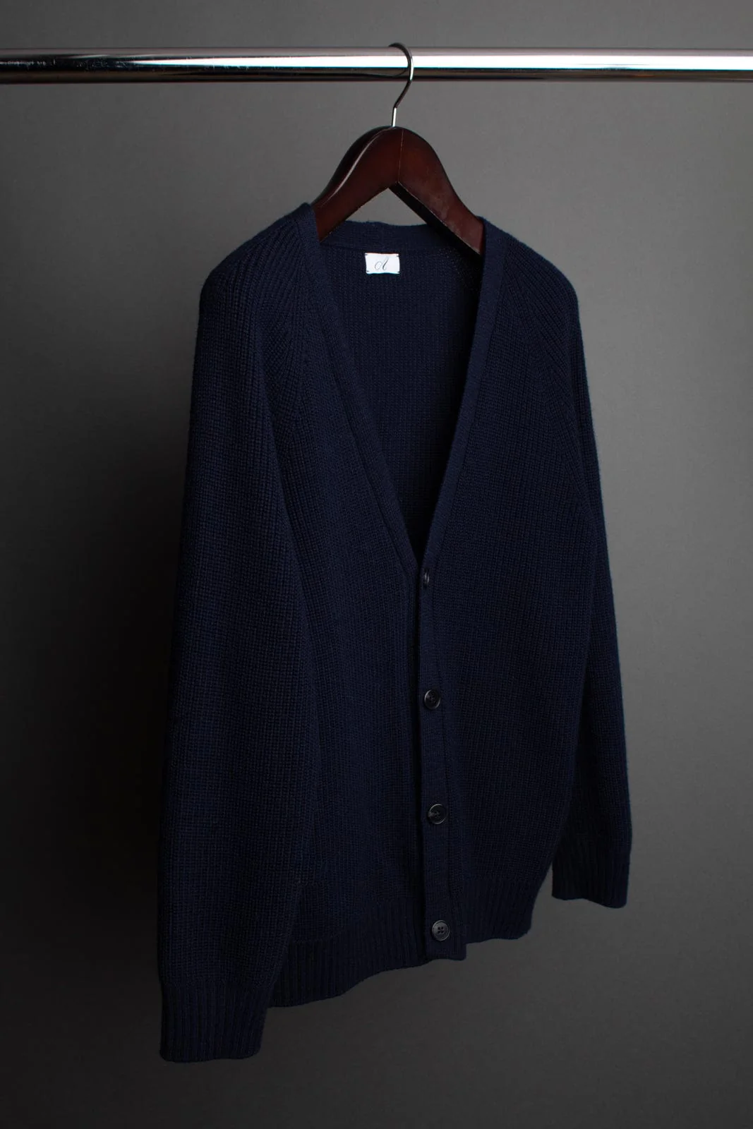 Crawford Ribbed Merino Cardigan - Image 8