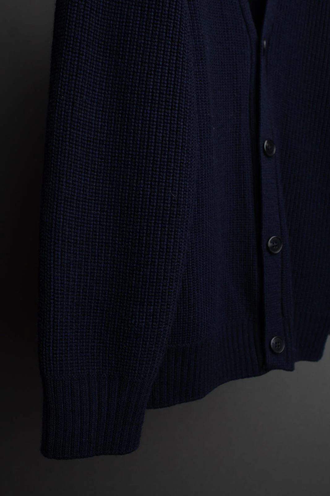 Crawford Ribbed Merino Cardigan - Image 9