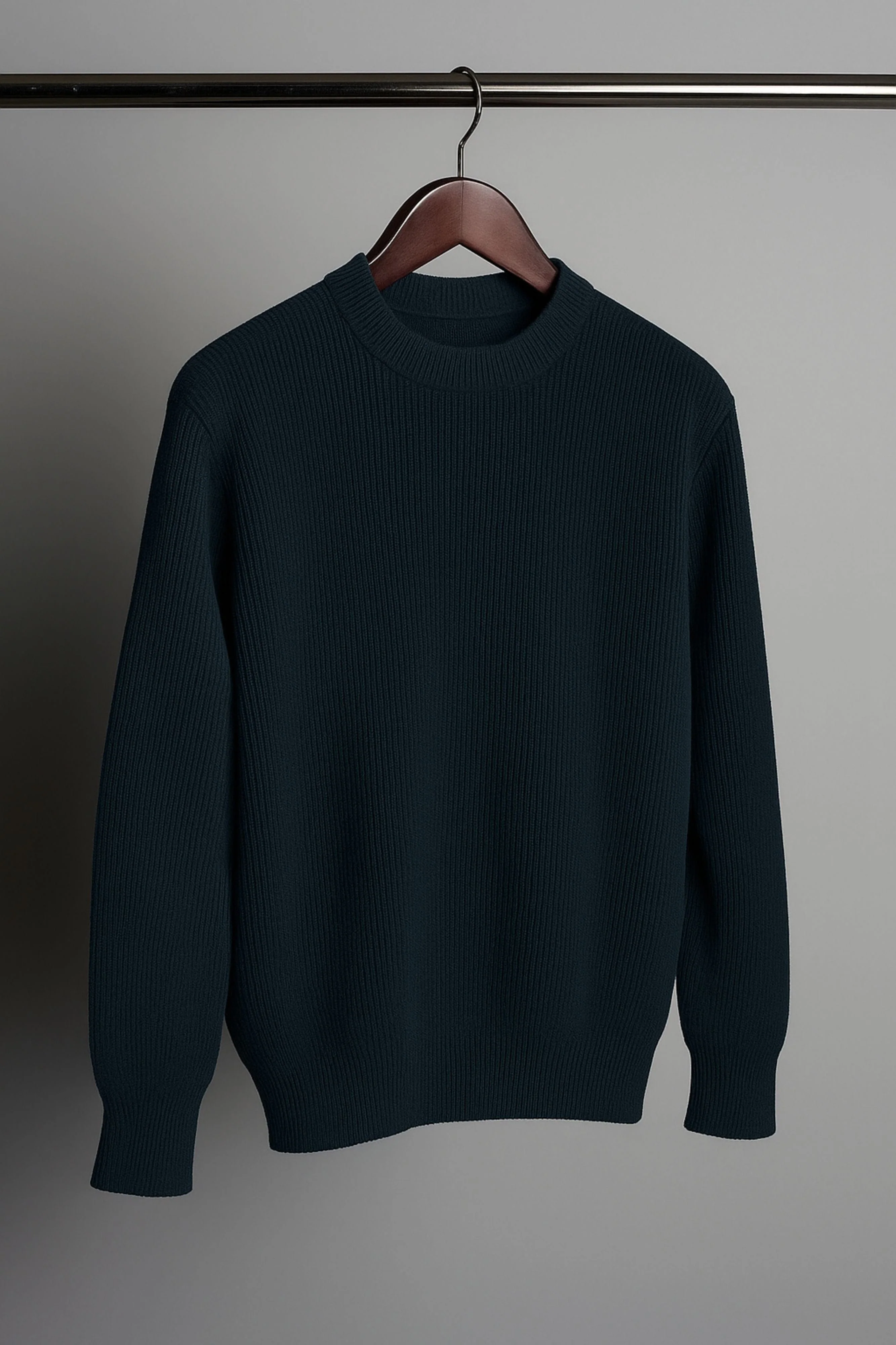 Logan Ribbed Merino Crewneck - Image 24