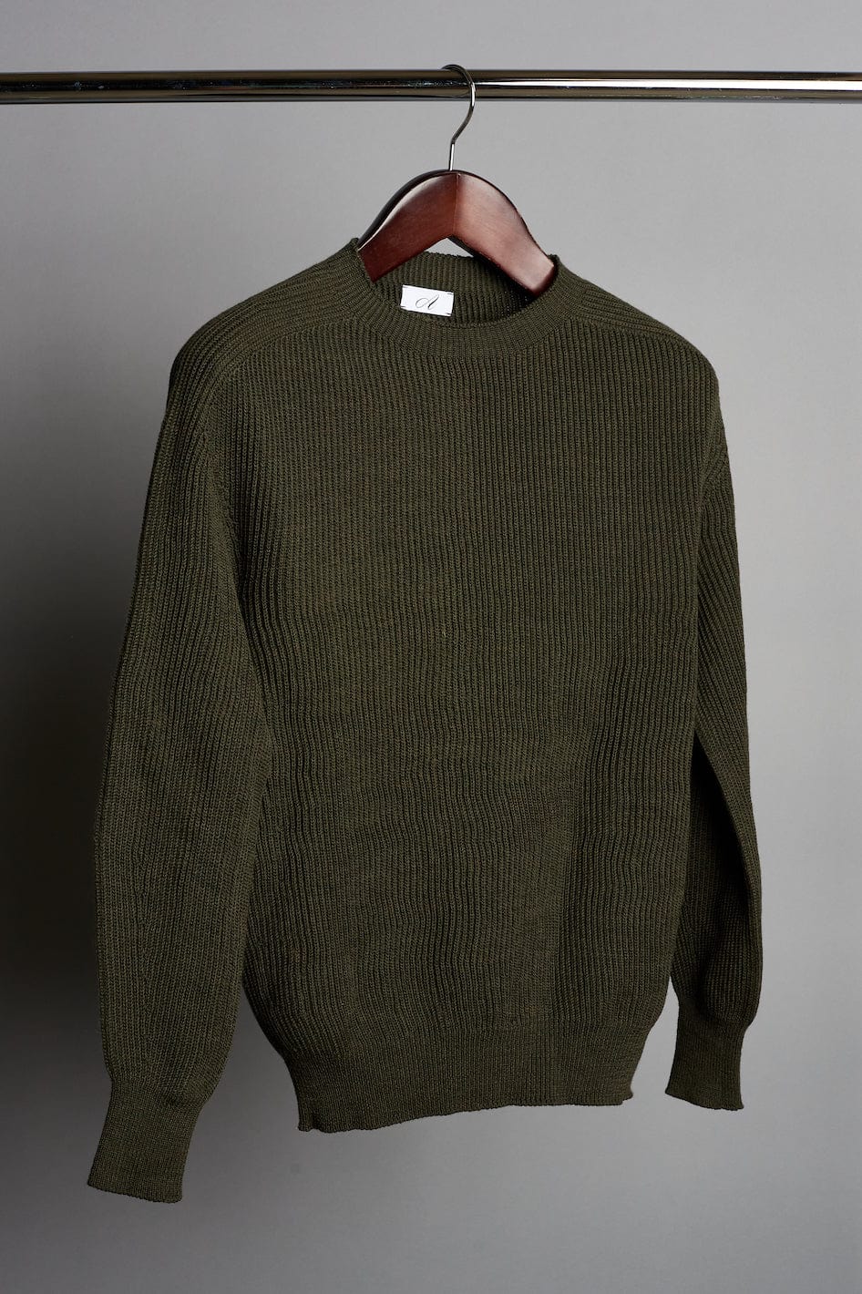 Logan Ribbed Merino Crewneck - Image 3