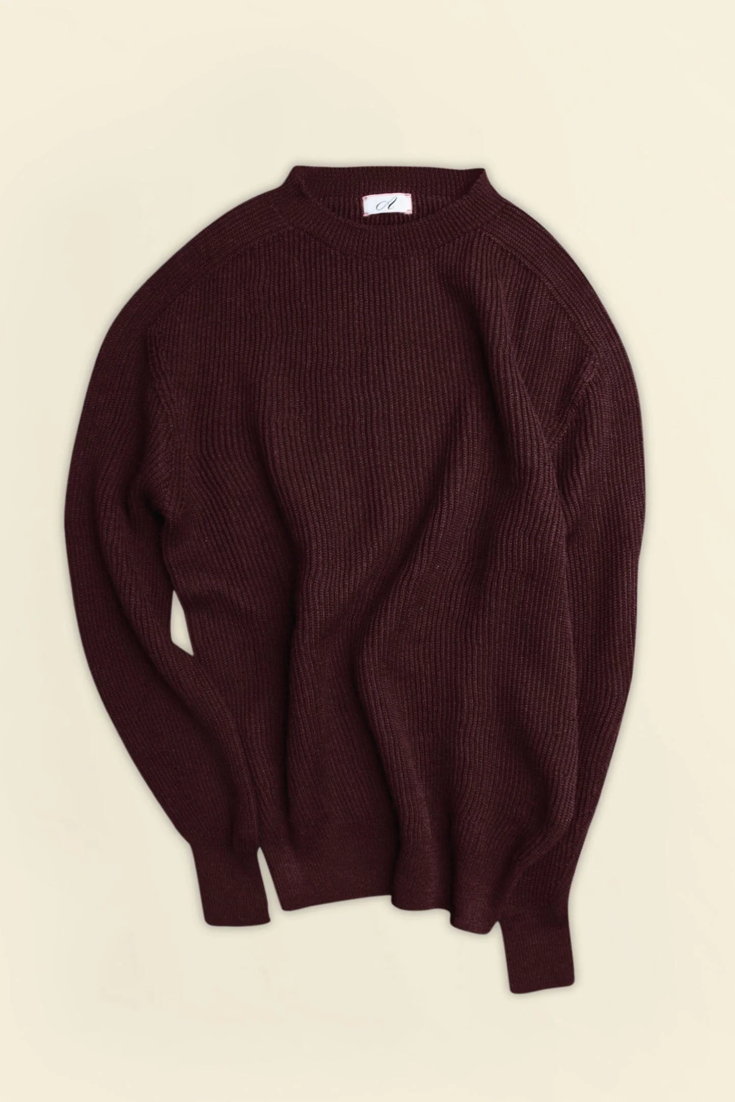 Logan Ribbed Merino Crewneck - Image 9