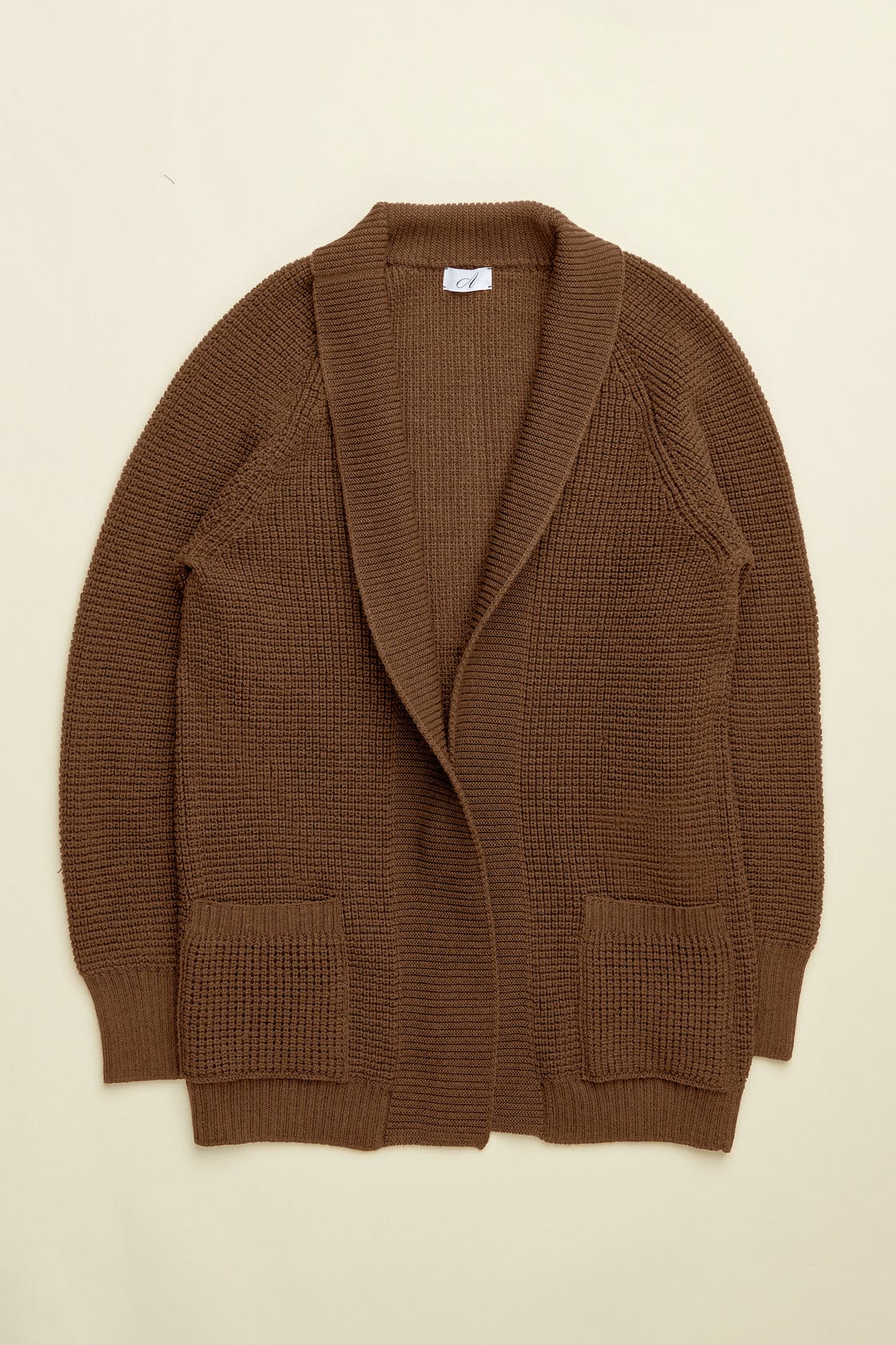 Leo Ribbed Merino Shawl Cardigan - Image 15