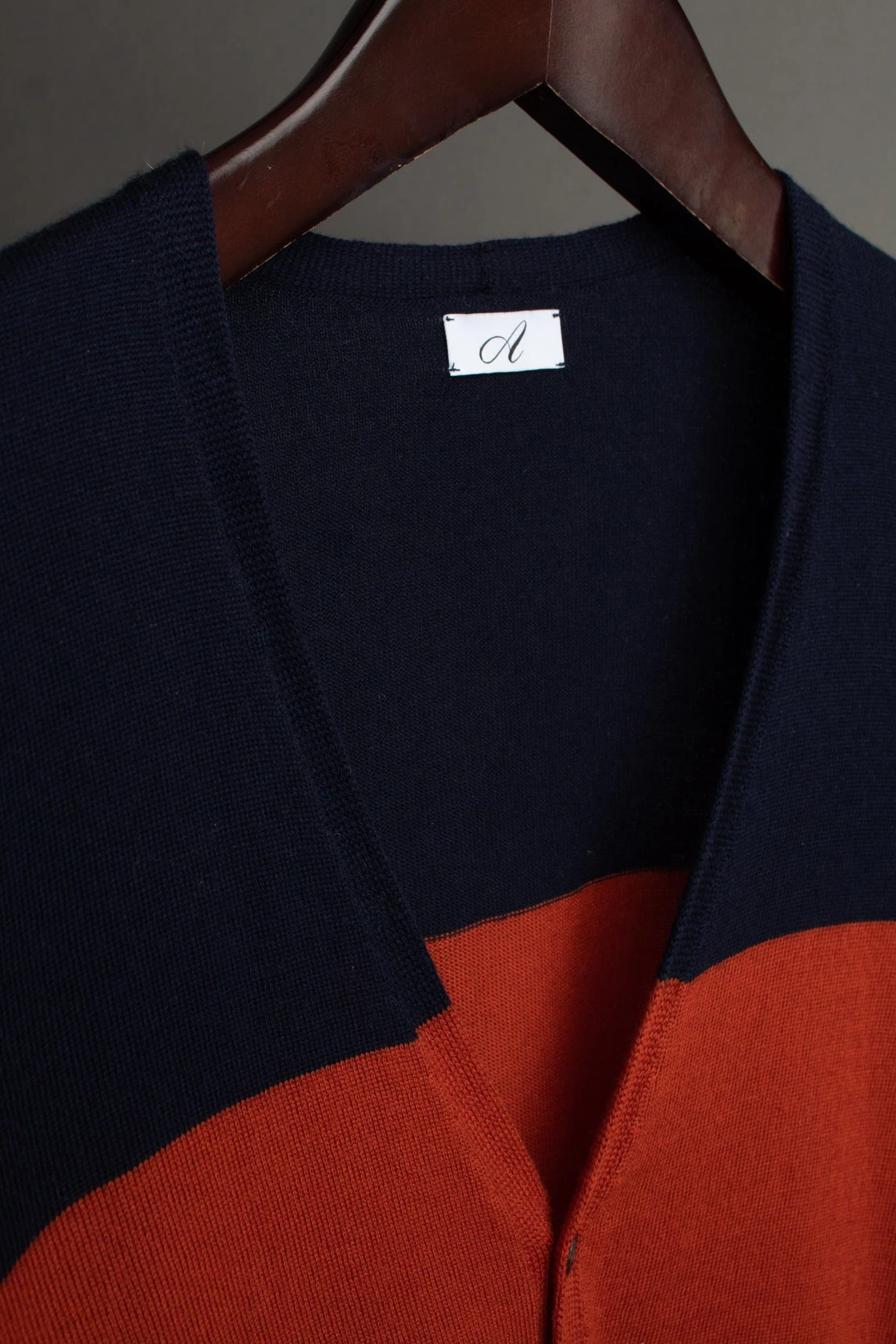 Steph Fine Merino Color-Blocked Cardigan - Image 6