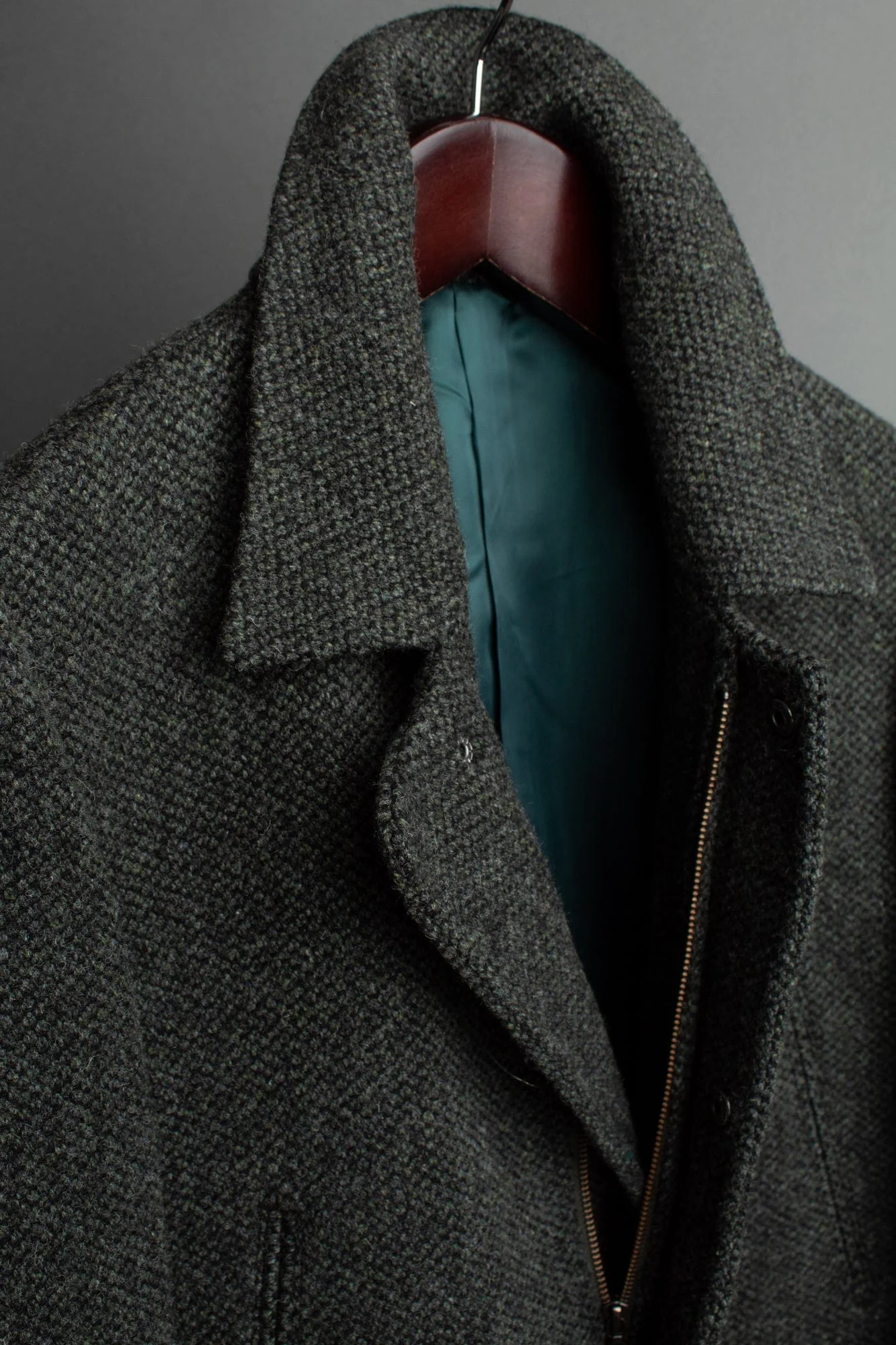 Barley Corn Soft Wool Coat - Image 3
