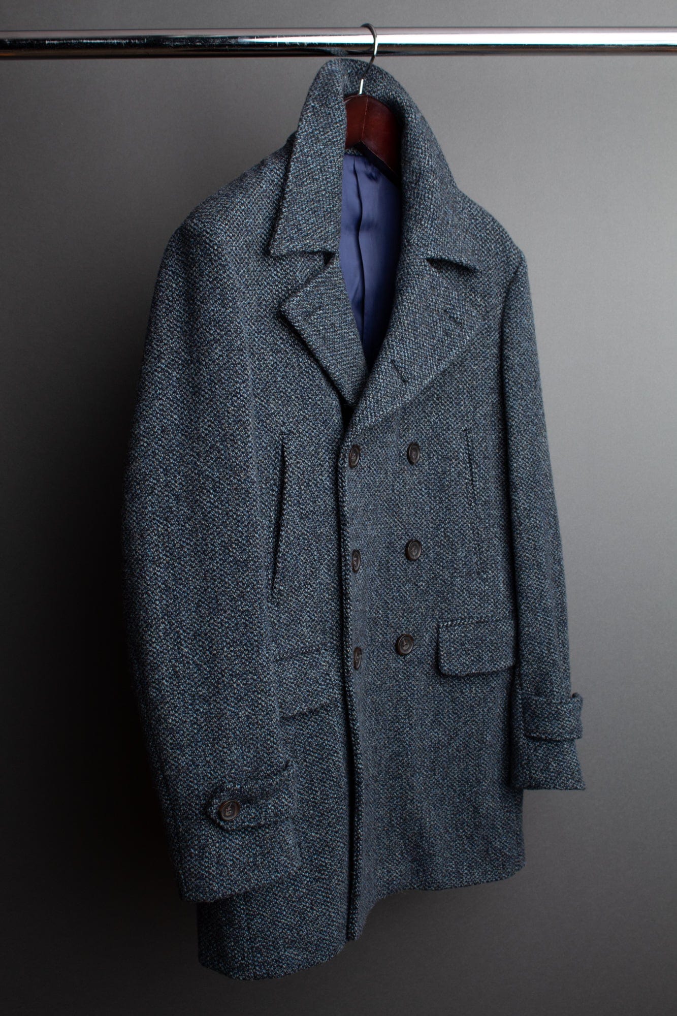 Barley Corn Soft Wool Coat - Image 3