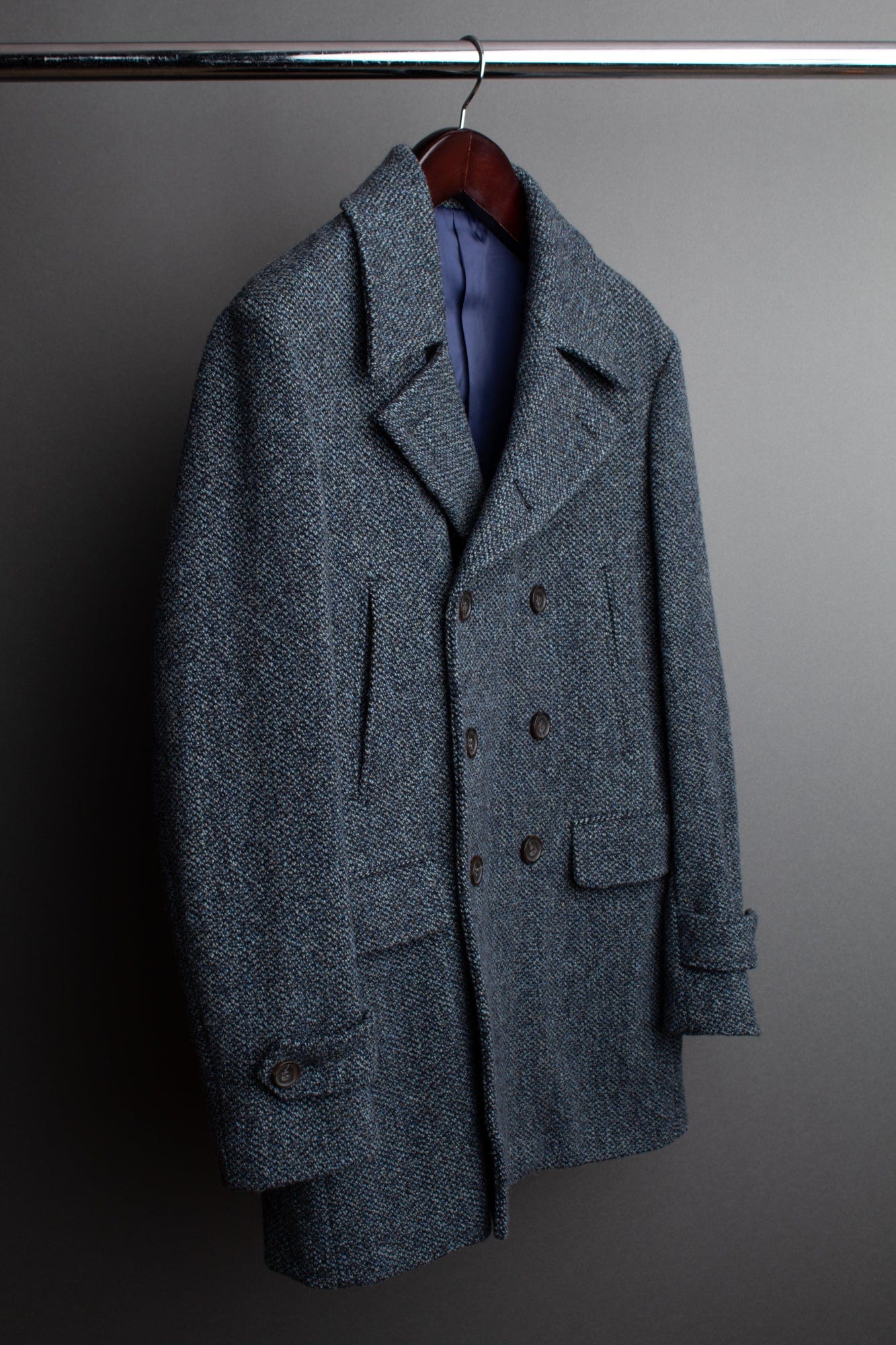 Barley Corn Soft Wool Coat - Image 8