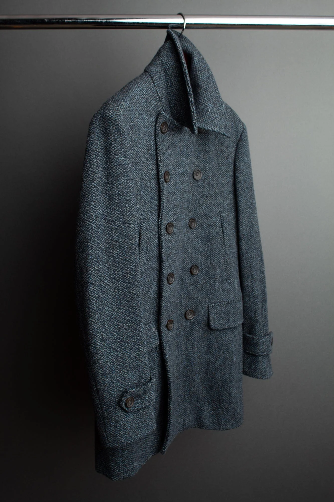 Barley Corn Soft Wool Coat - Image 9