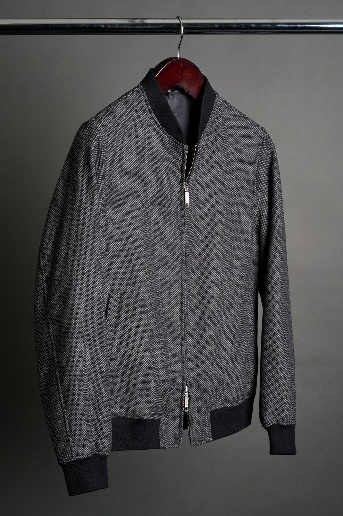 Birdseye Tweed Bomber - Image 2