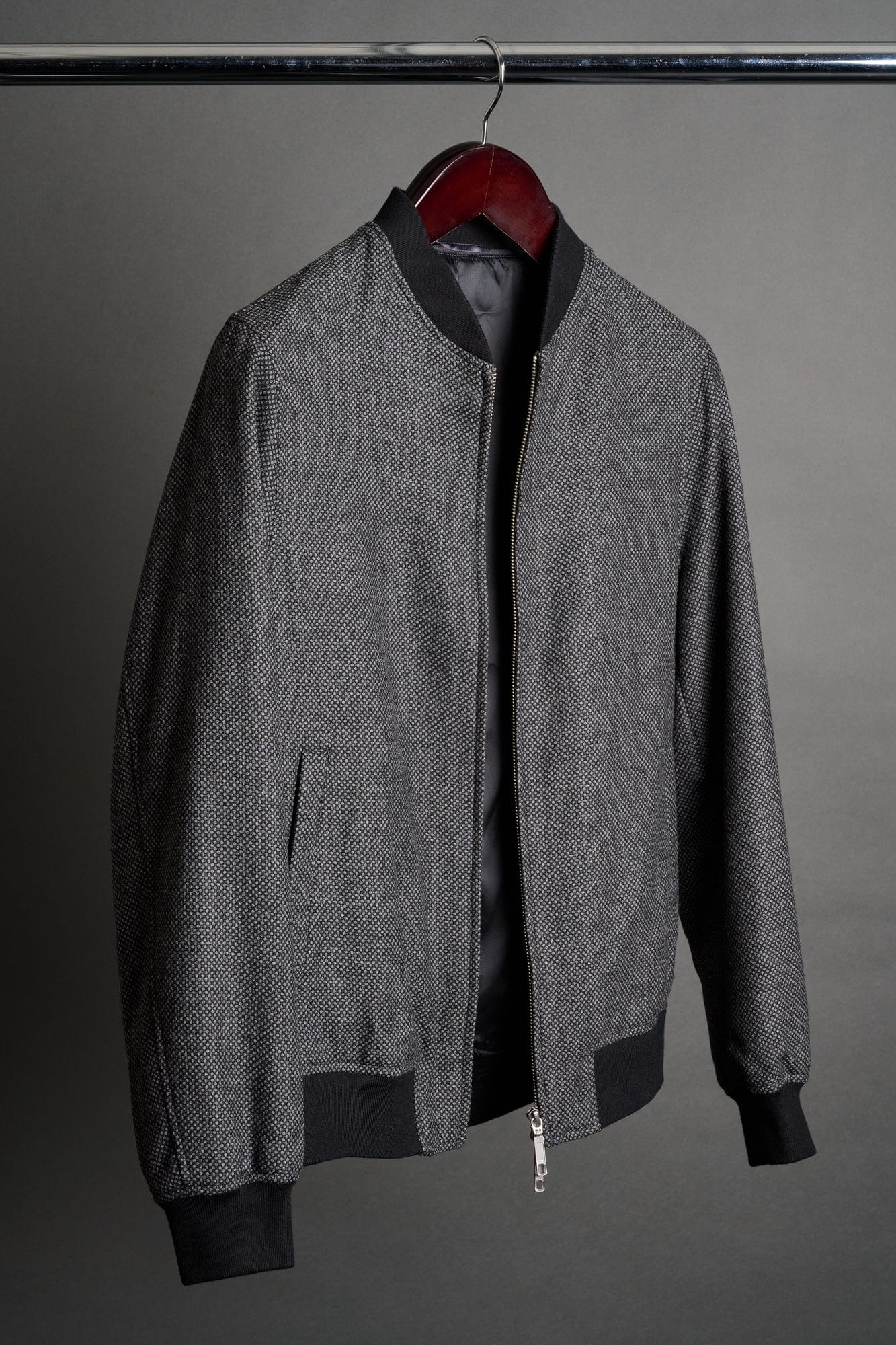 Birdseye Tweed Bomber - Image 4