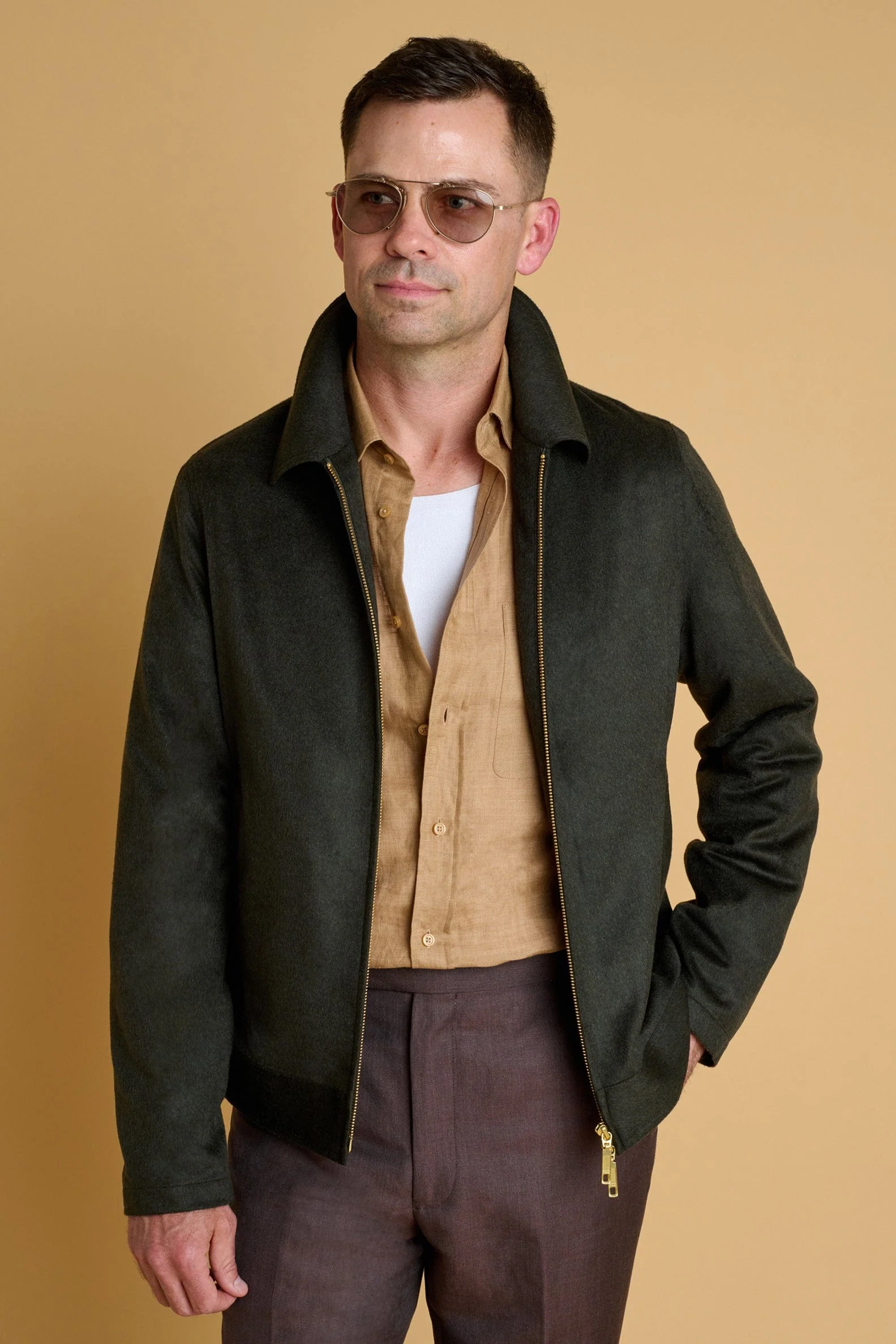 Cashmere & Silk Bomber - Image 4