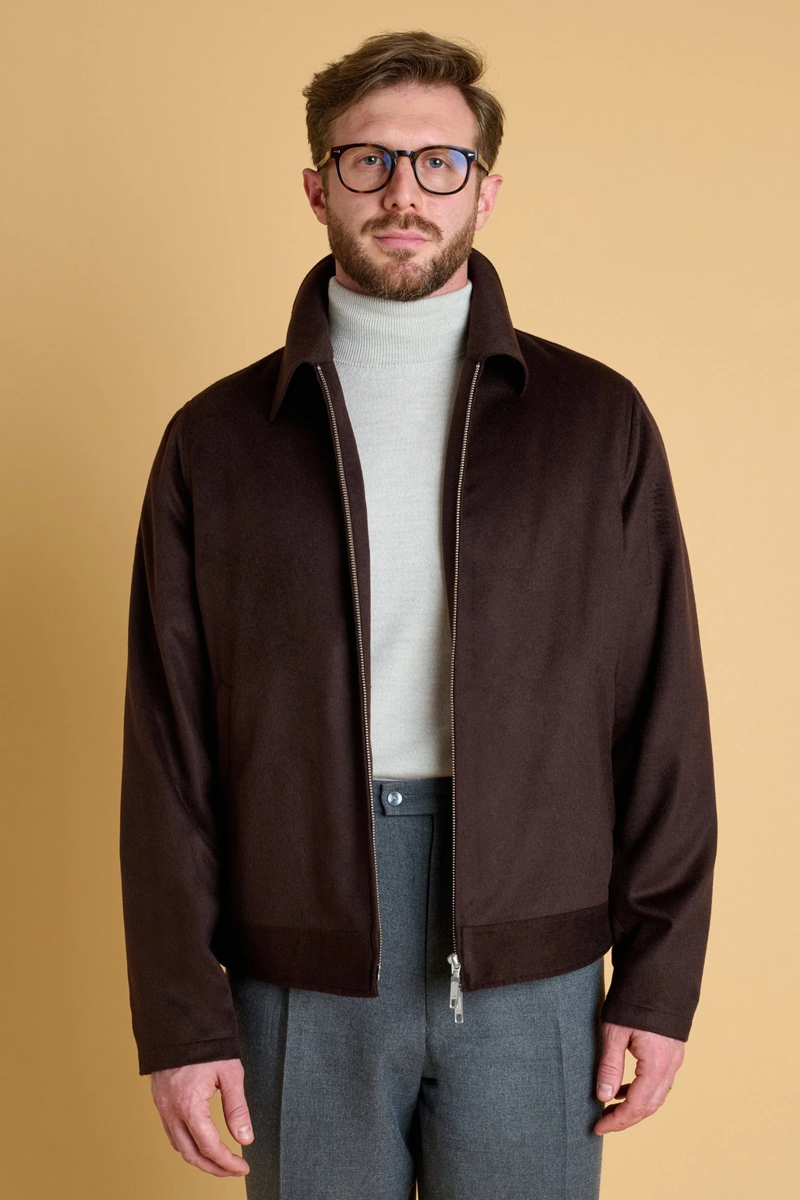 Cashmere & Silk Bomber - Image 9