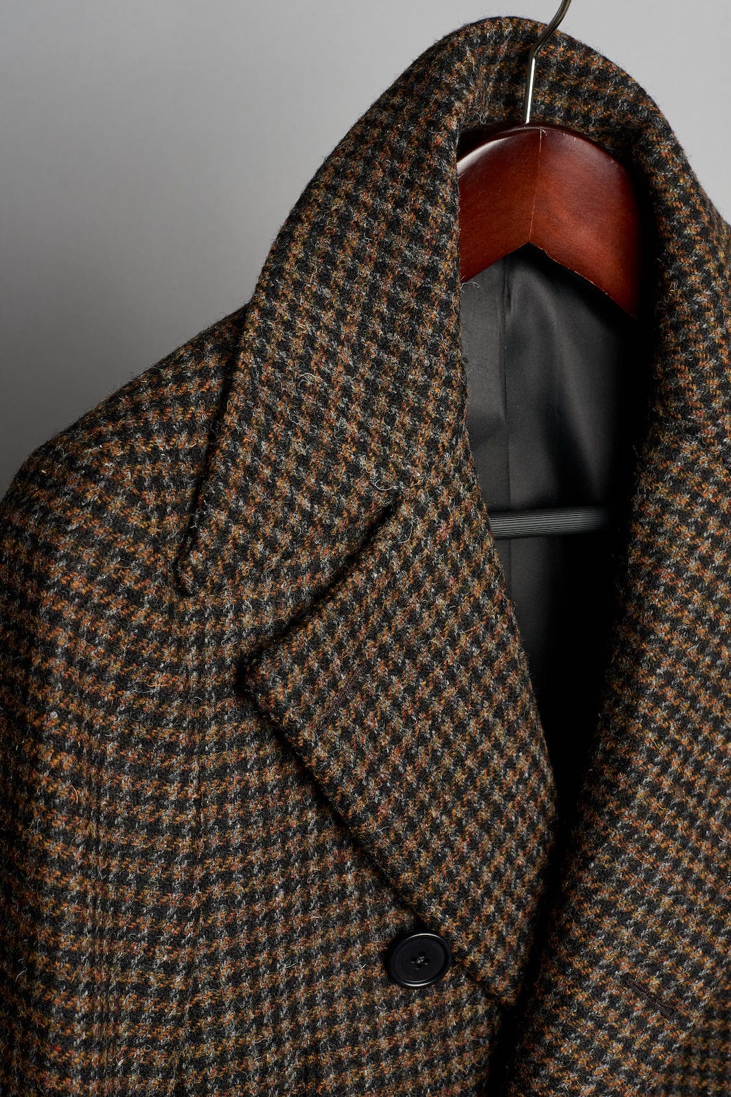 Houndstooth Tweed Coat - Image 3