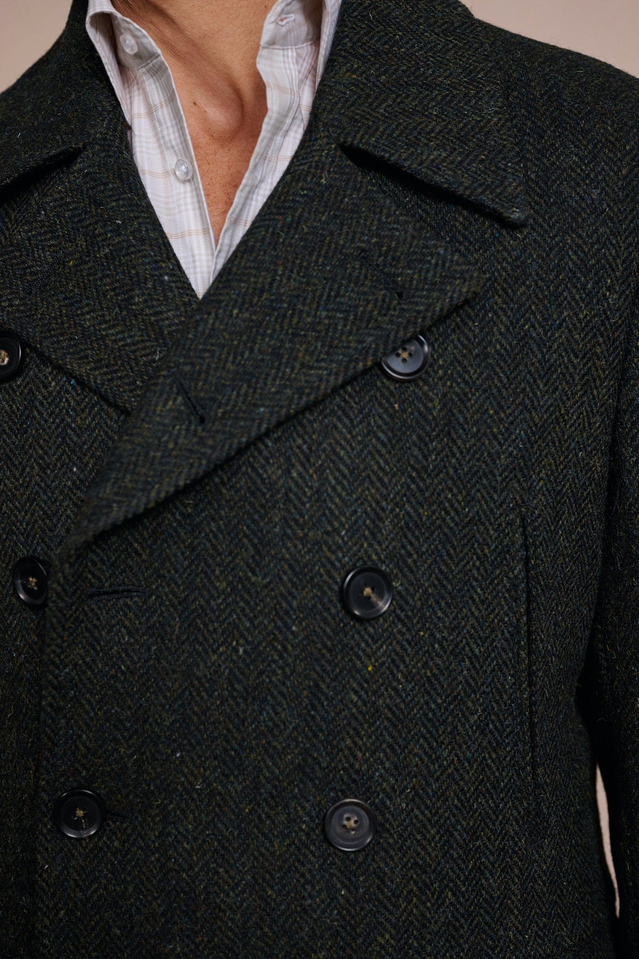 Houndstooth Tweed Coat - Image 34