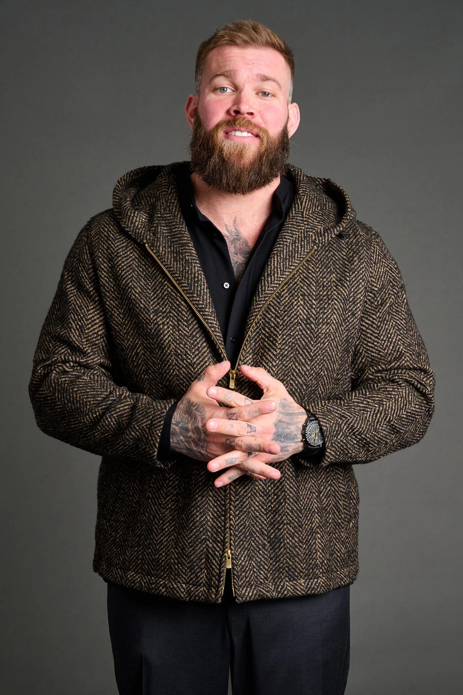 Heavenly Herringbone Bomber - Image 2