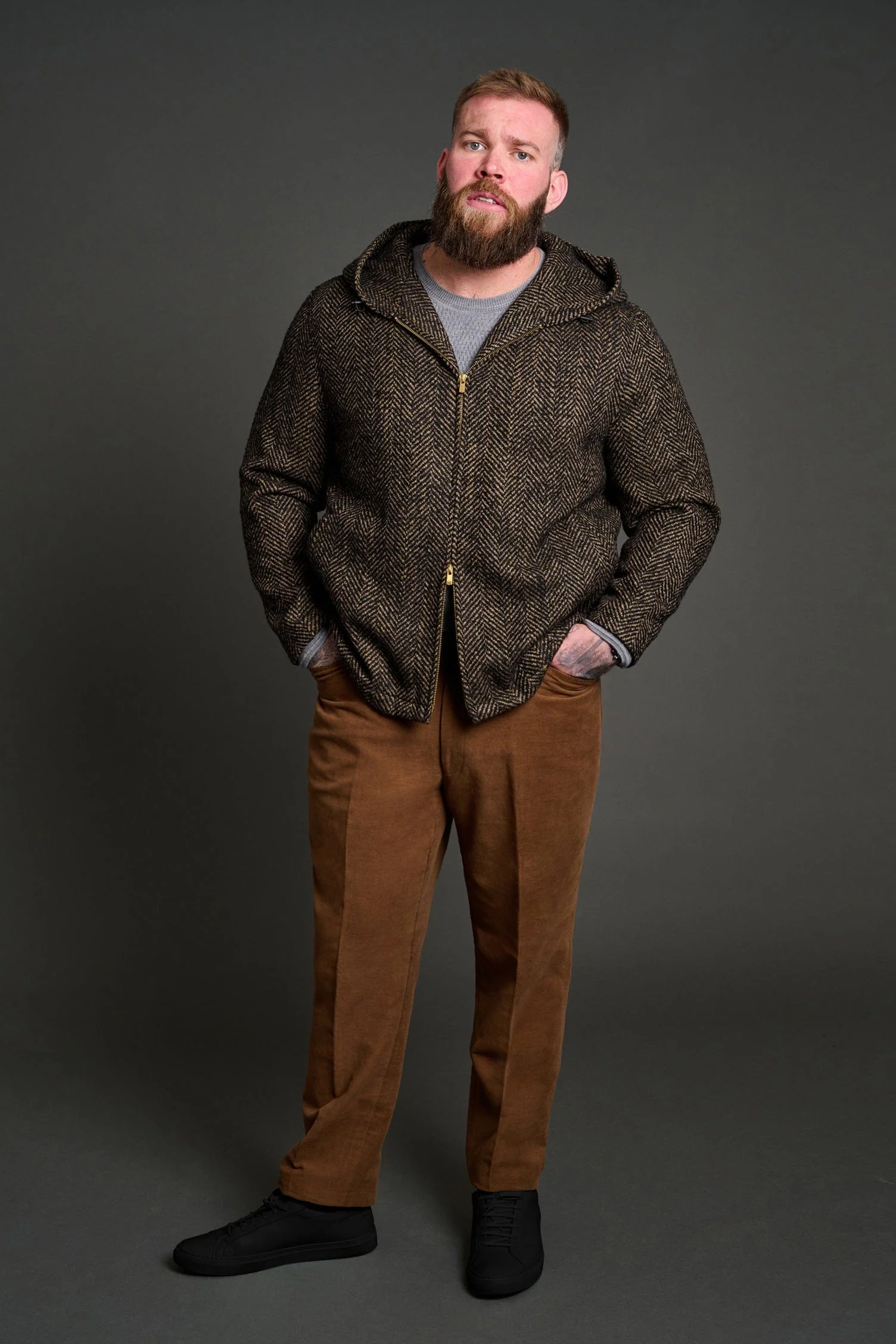 Heavenly Herringbone Bomber - Image 3