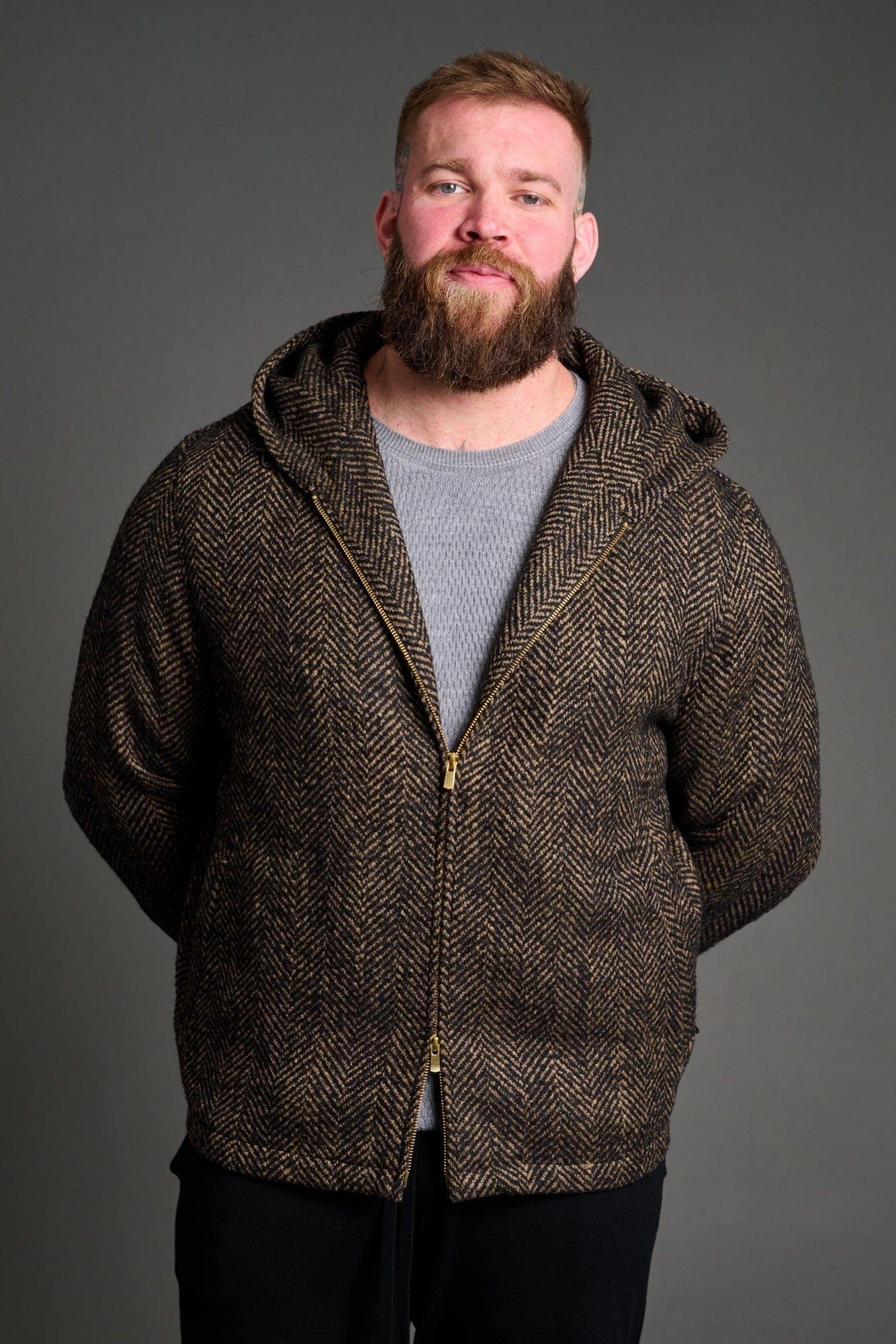 Heavenly Herringbone Bomber - Image 4