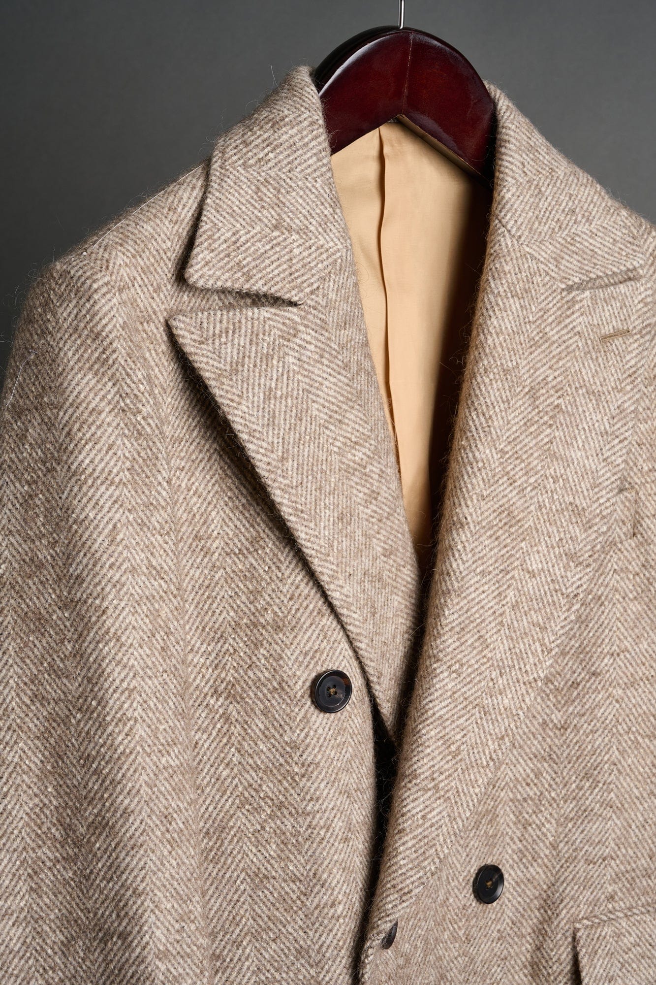 Luxury Herringbone Coat - Image 4